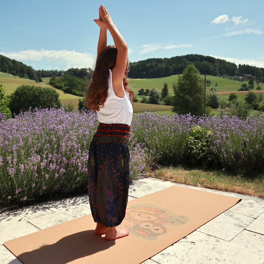 Tapis de yoga pour enfants en liège