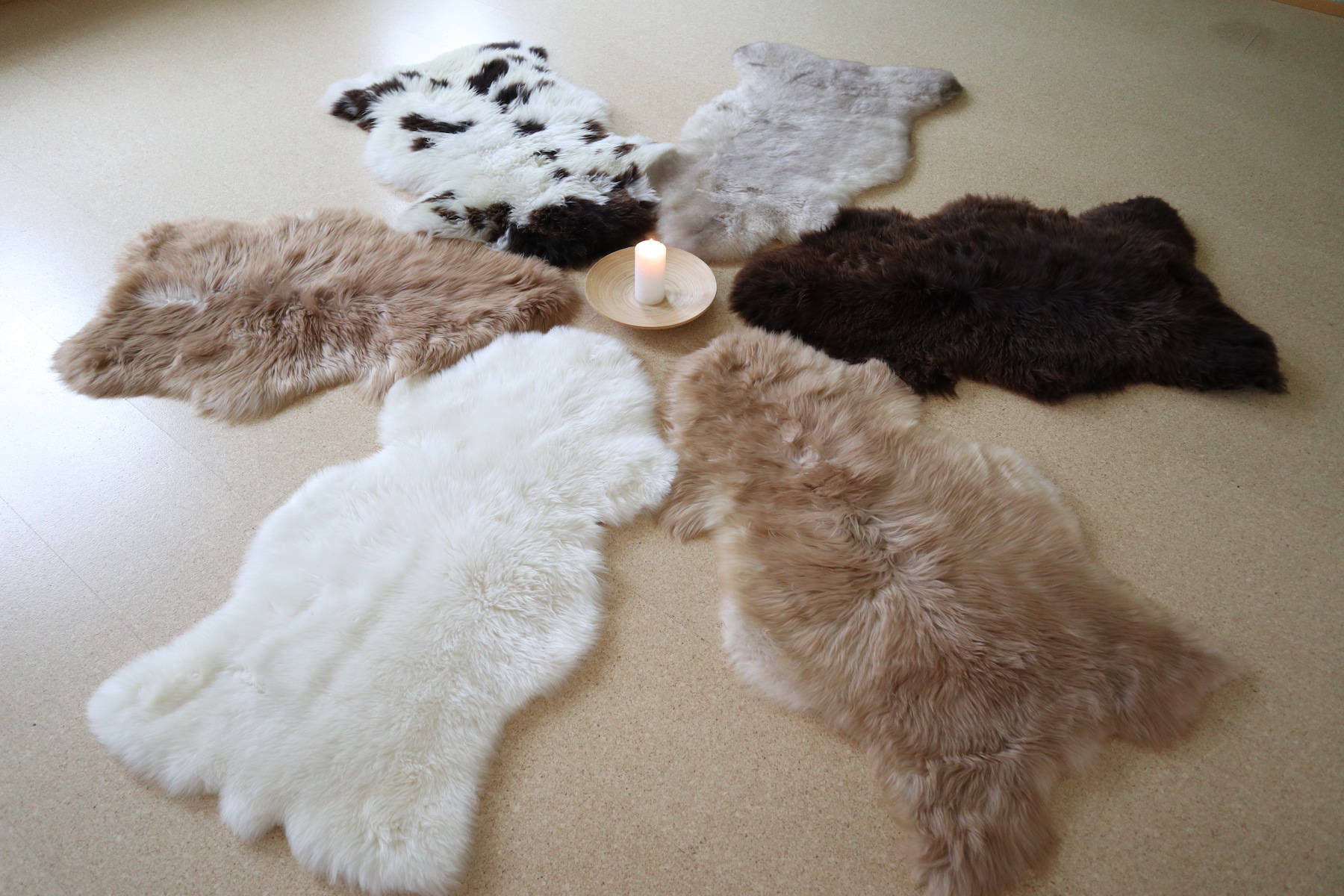 La peau d'agneau est un support de méditation idéal