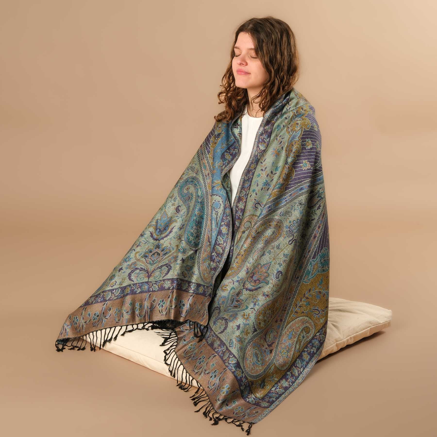 Écharpe de méditation en viscose Lunaris