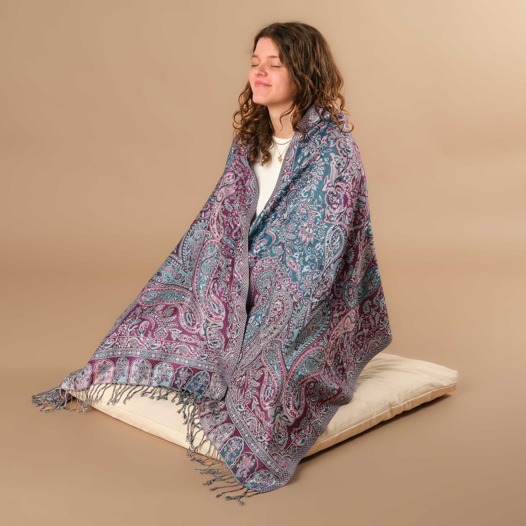 Écharpe de méditation en viscose Aureli