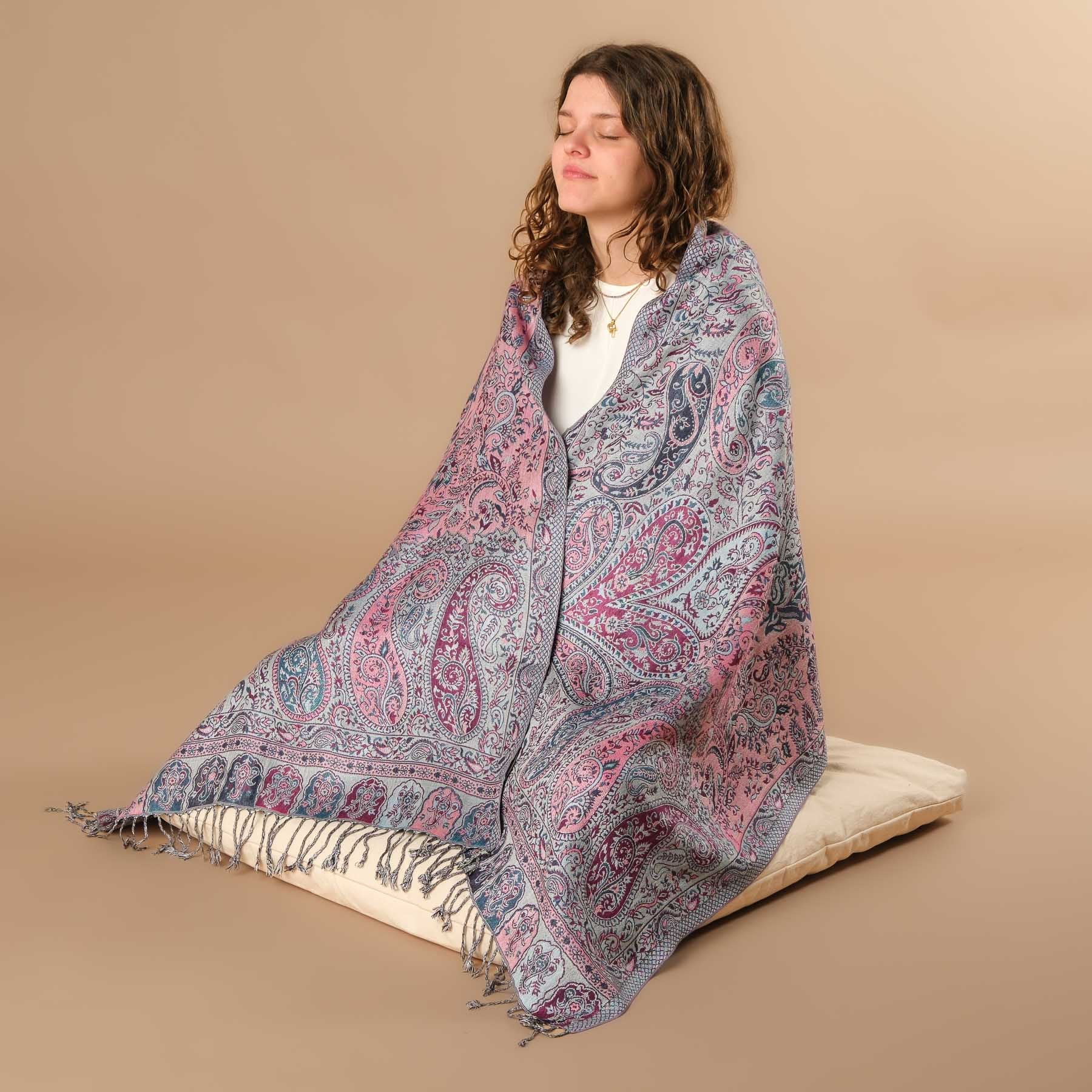 Écharpe de méditation en viscose Aureli