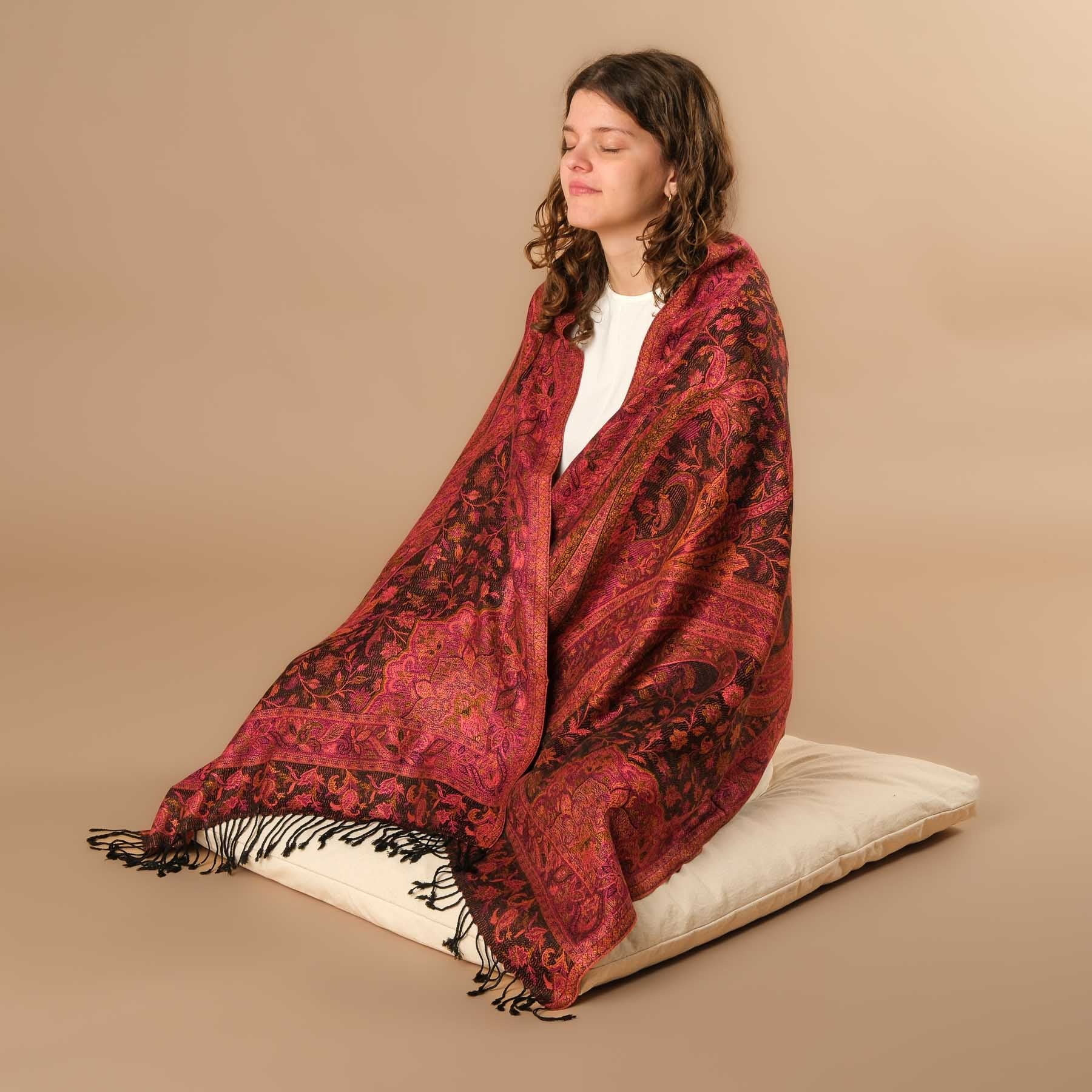 Écharpe de méditation en viscose Dornröschen