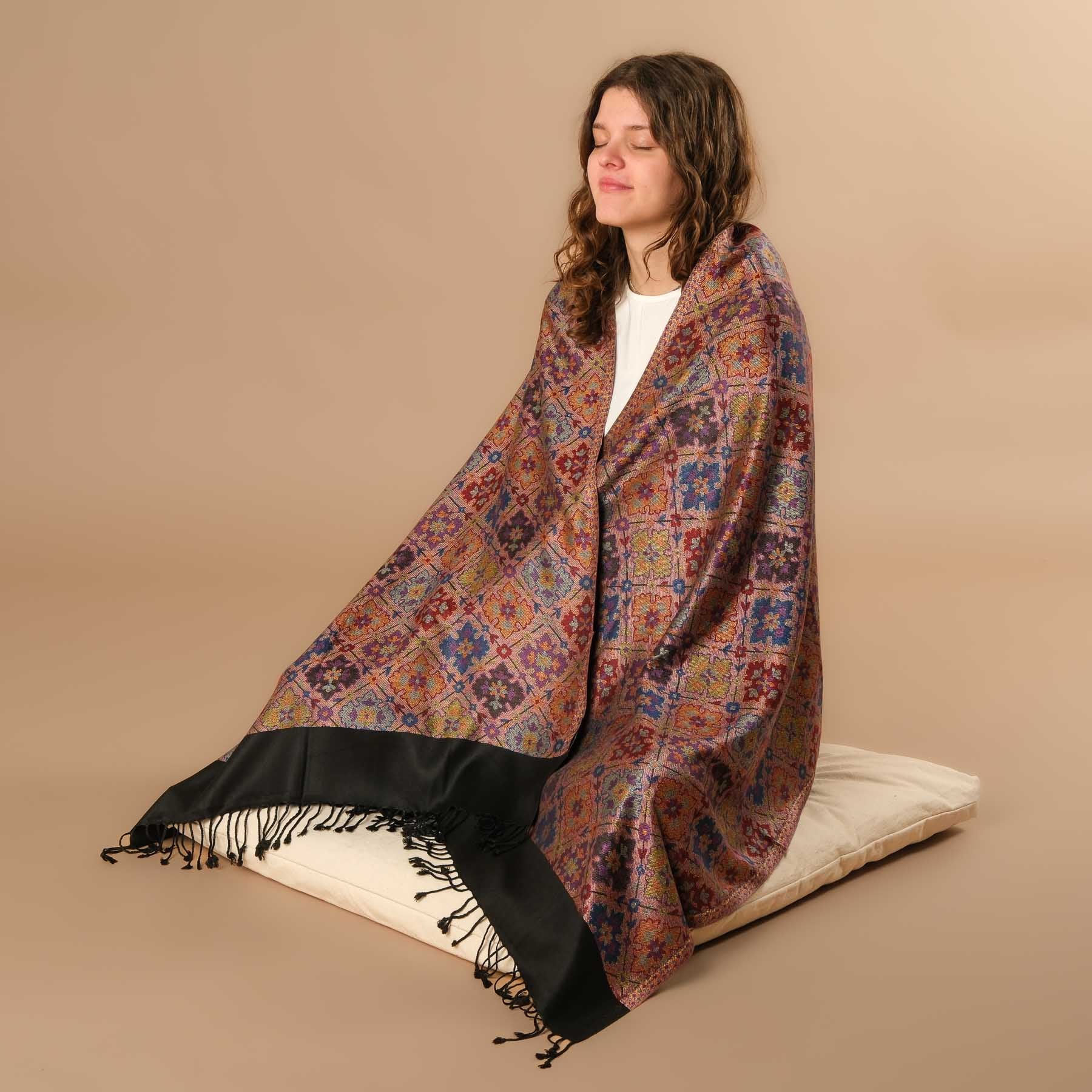 Écharpe de méditation en viscose Joel