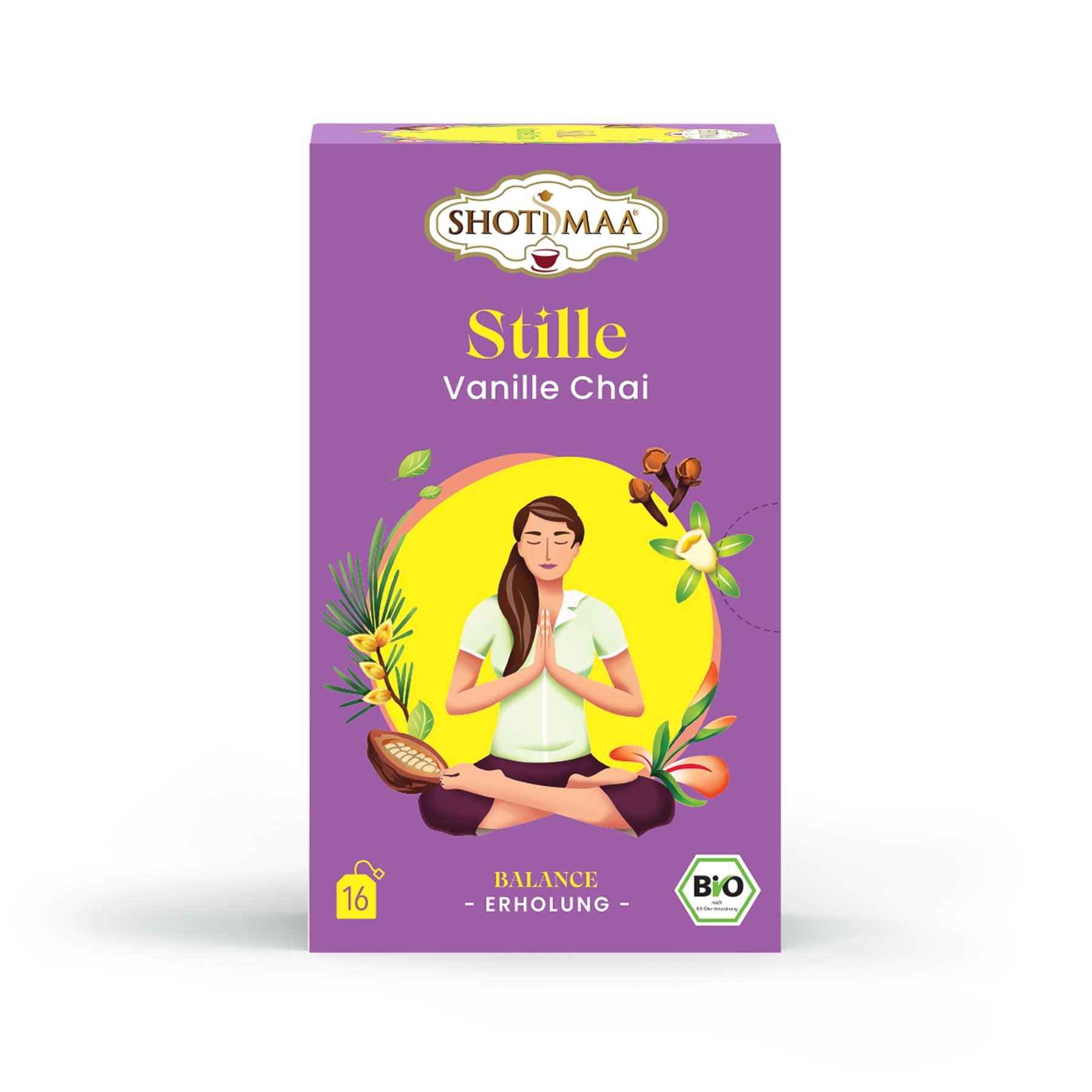 Shoti Maa salutations au soleil : Silence - Chai vanille