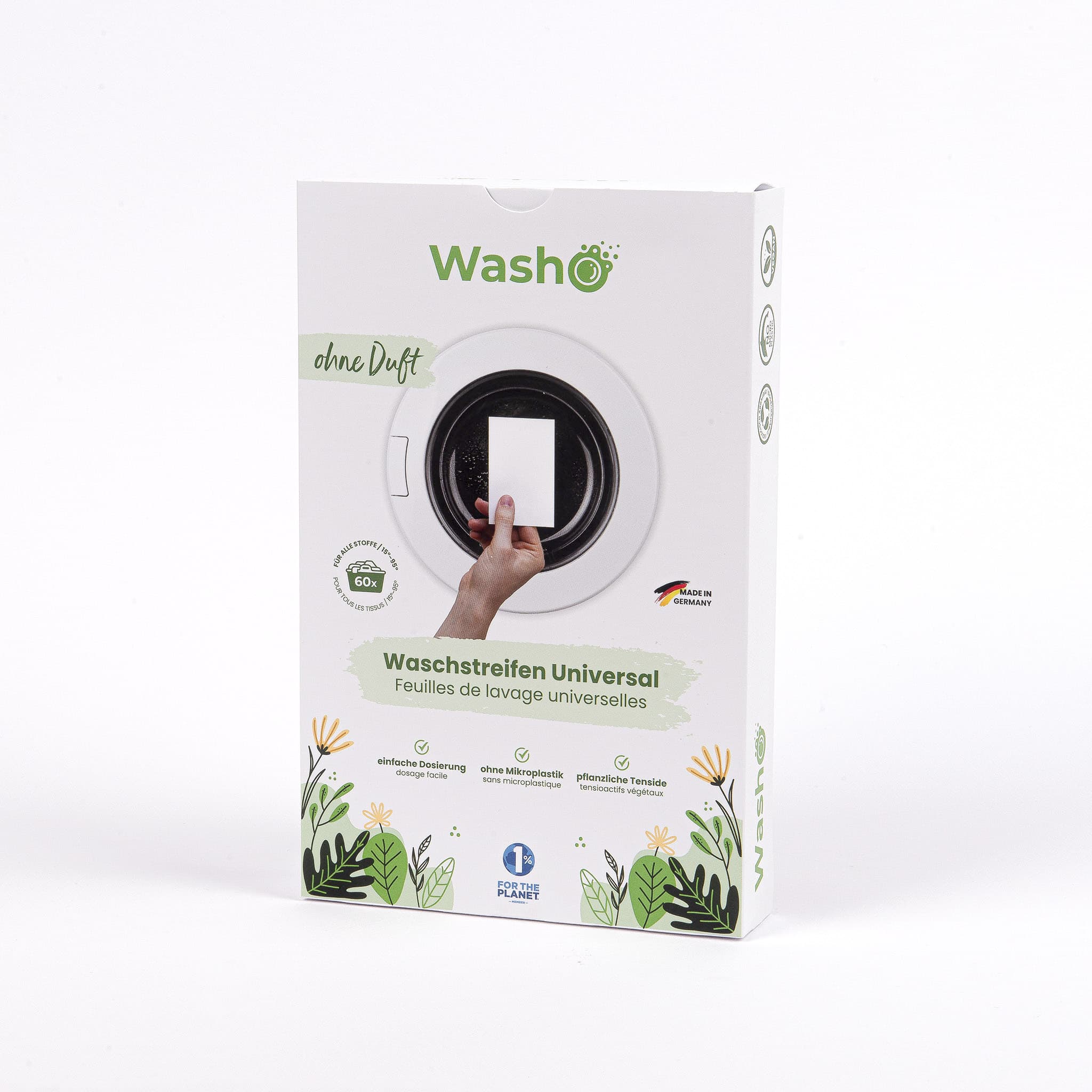 Washo bandes de lavage écologiques sans parfum à l'unité
