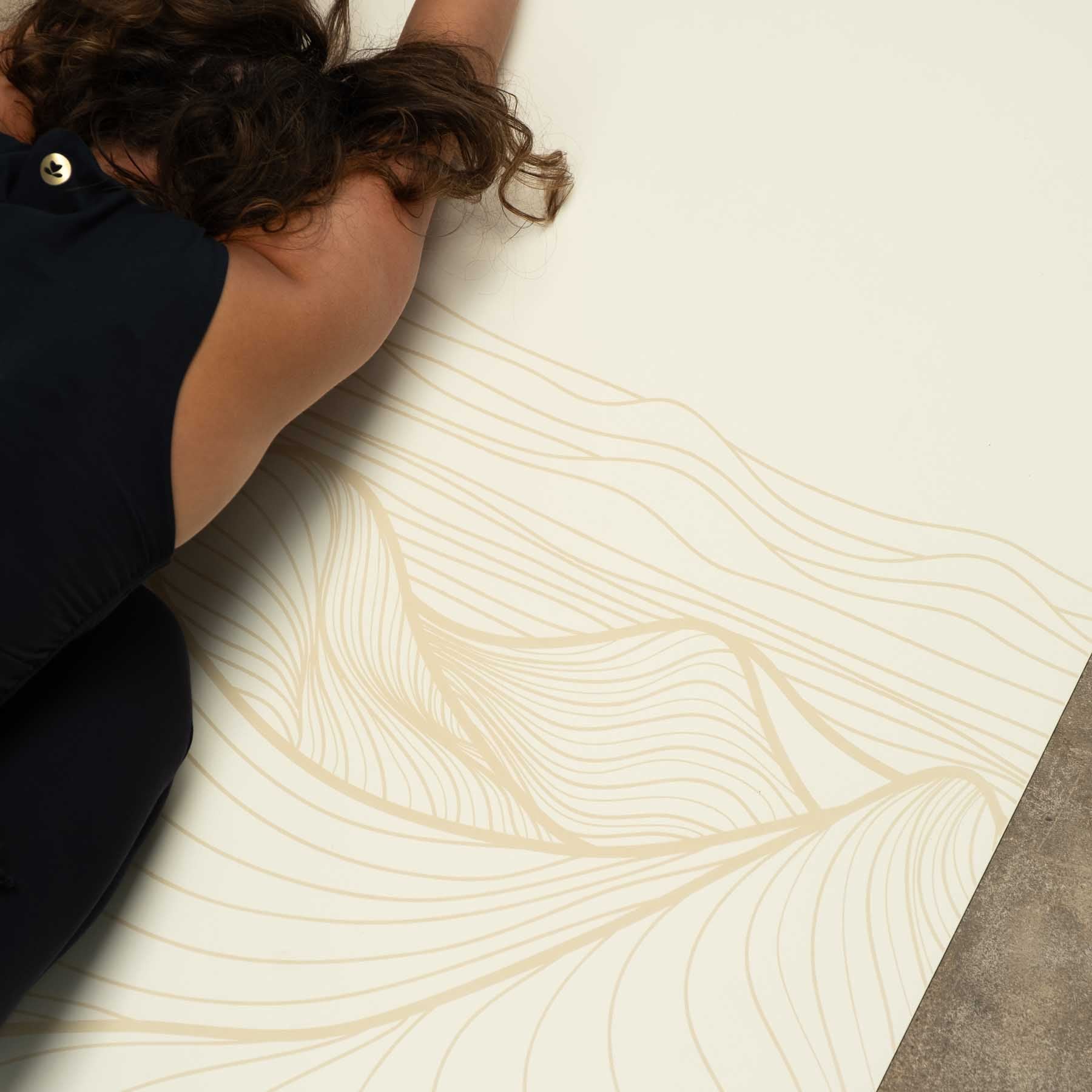 Tapis de yoga SuperGrip 2.0 Sahara blanc