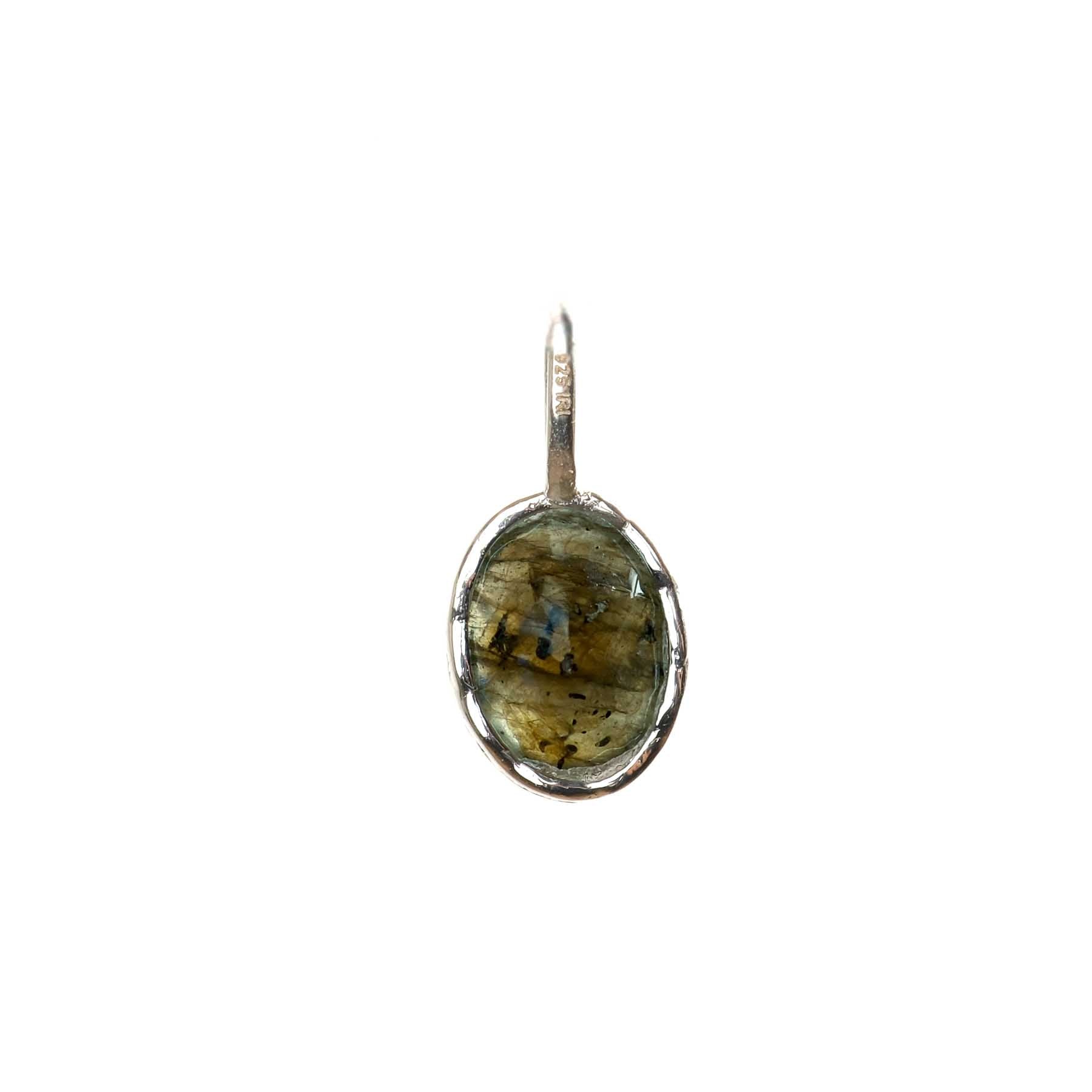 Pendentif Collier Labradorite argent