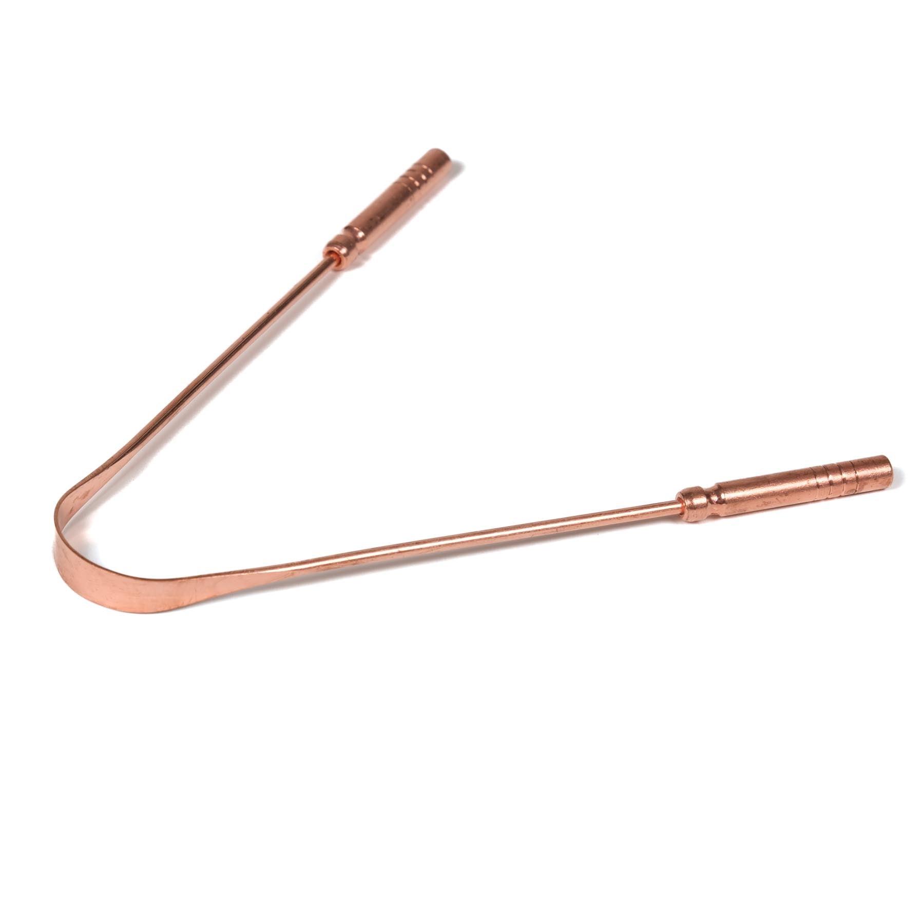 Grattoir ayurvédique pour la langue en cuivre