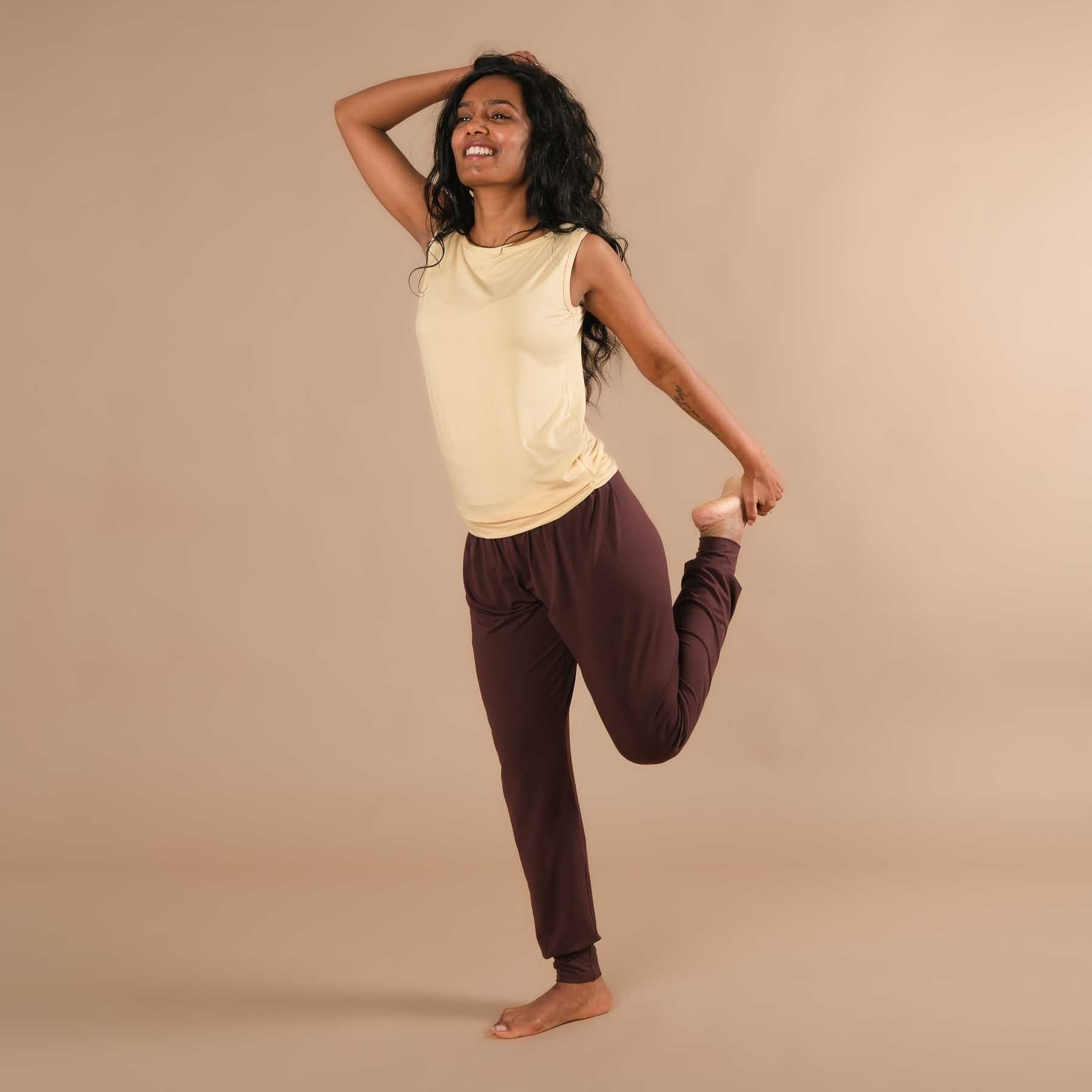 Débardeur Yoga Bateau - Fabriqué de manière durable en Suisse butteryellow