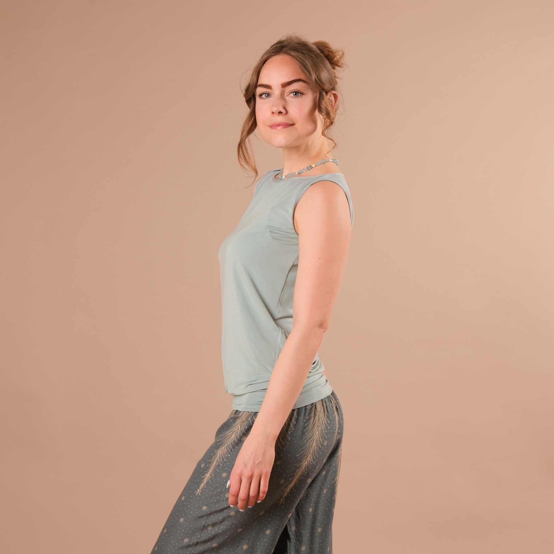 Débardeur Yoga Bateau - Fait de manière durable en Suisse green-water