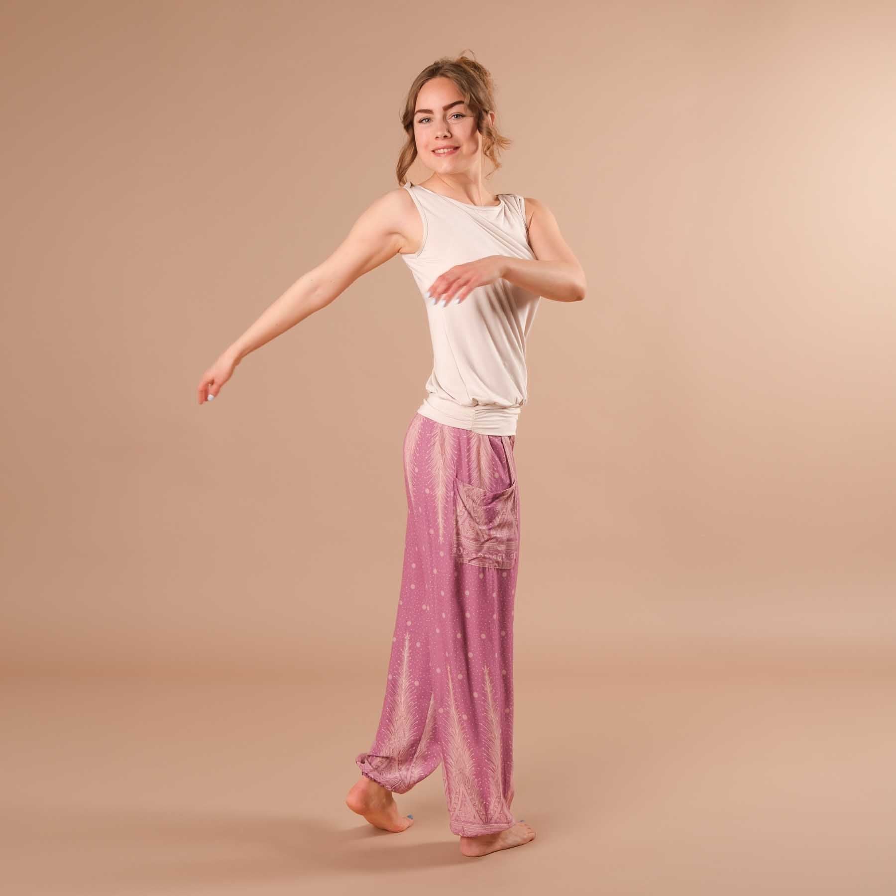 Débardeur Yoga Bateau - Fait durablement en Suisse sable