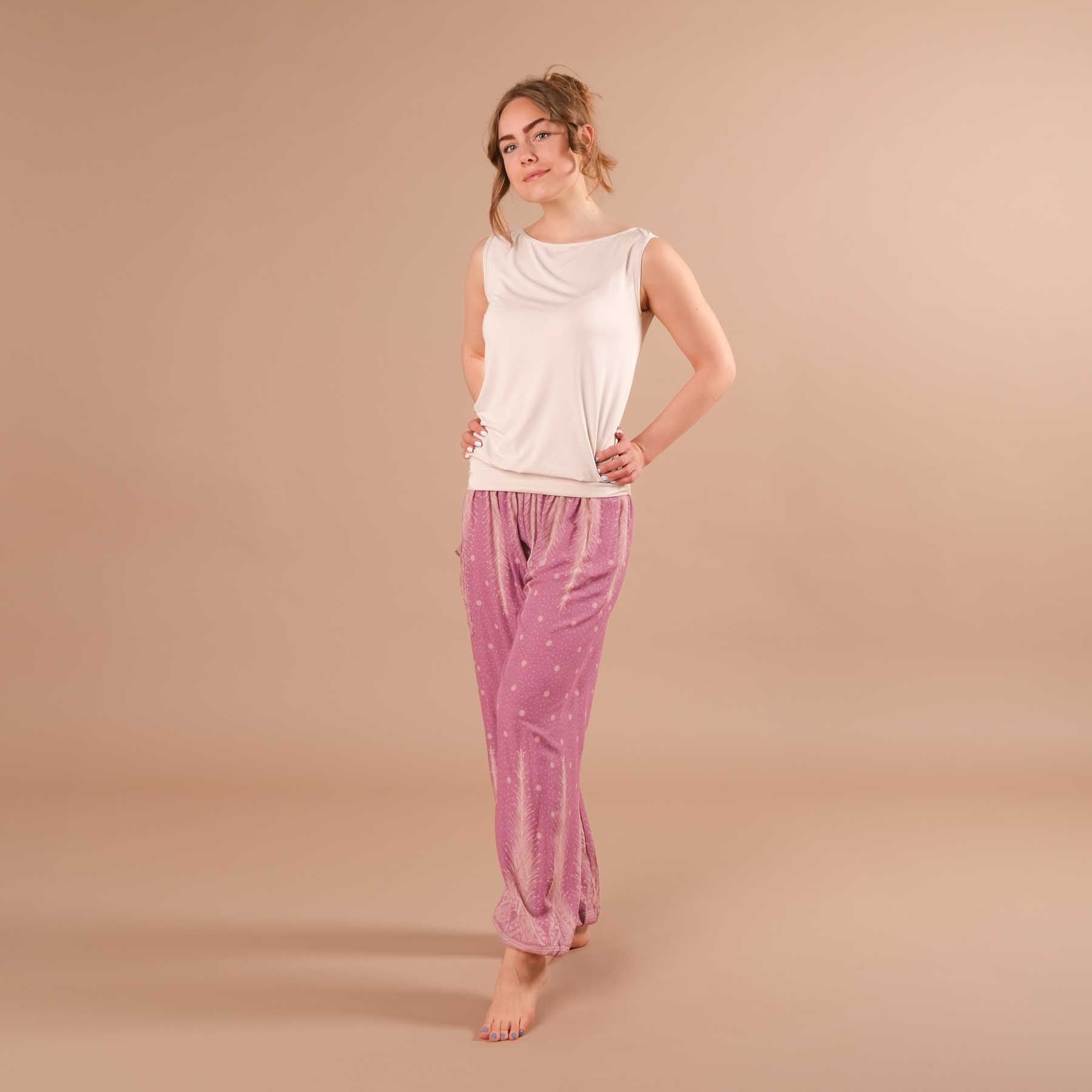 Débardeur Yoga Bateau - Fait durablement en Suisse sable