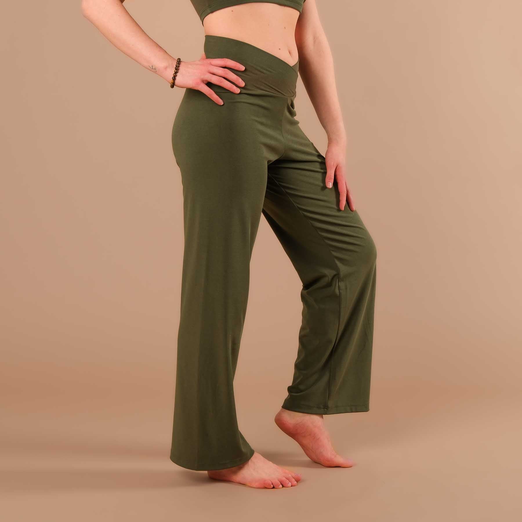 Yoga Culotte Comfy longue olive