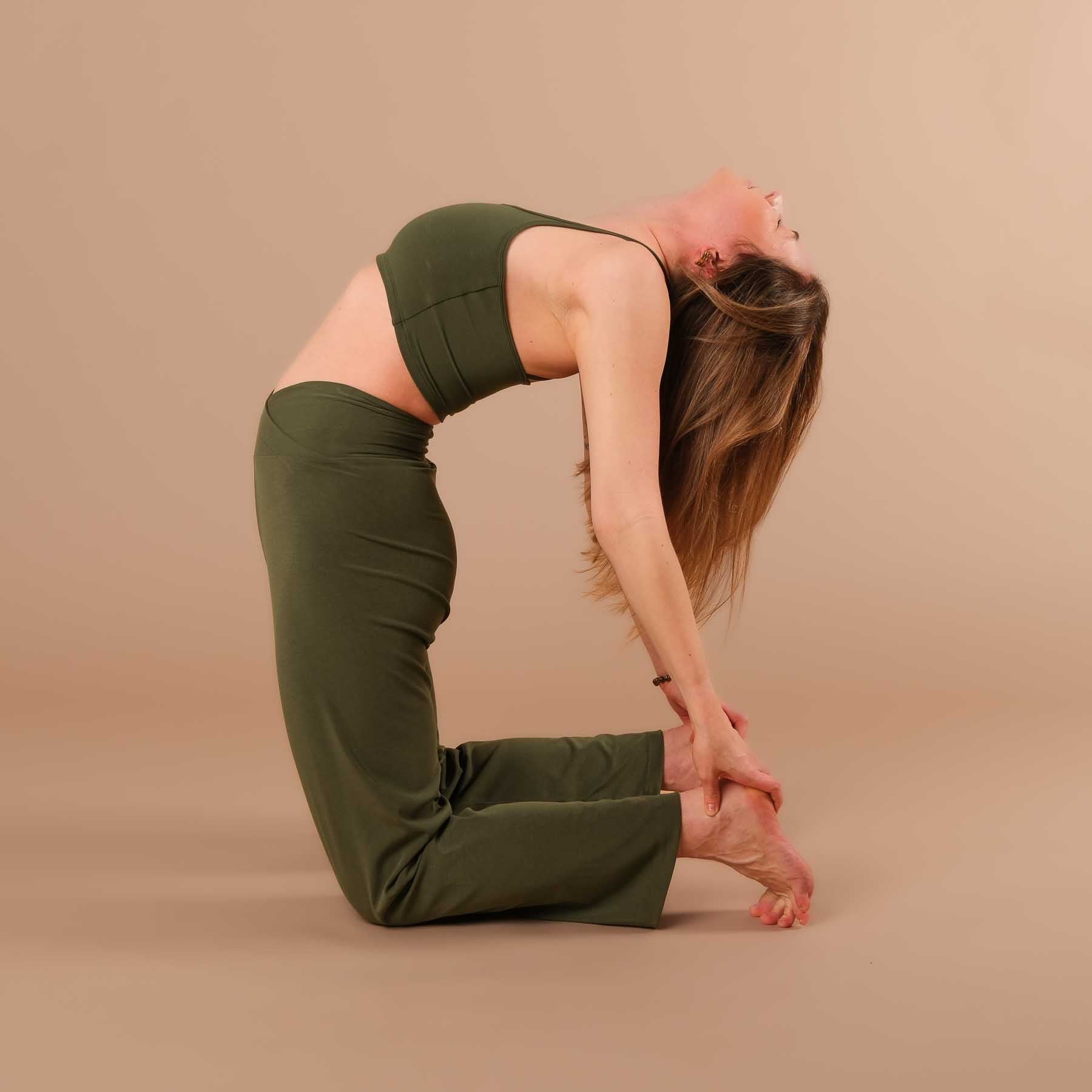 Yoga Culotte Comfy longue olive