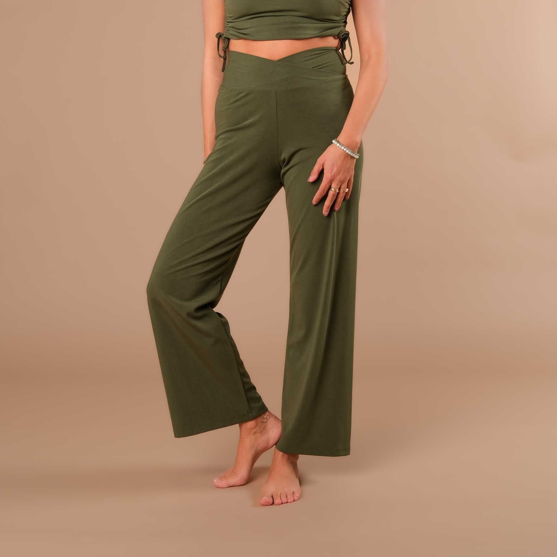 Yoga Culotte Comfy longue olive