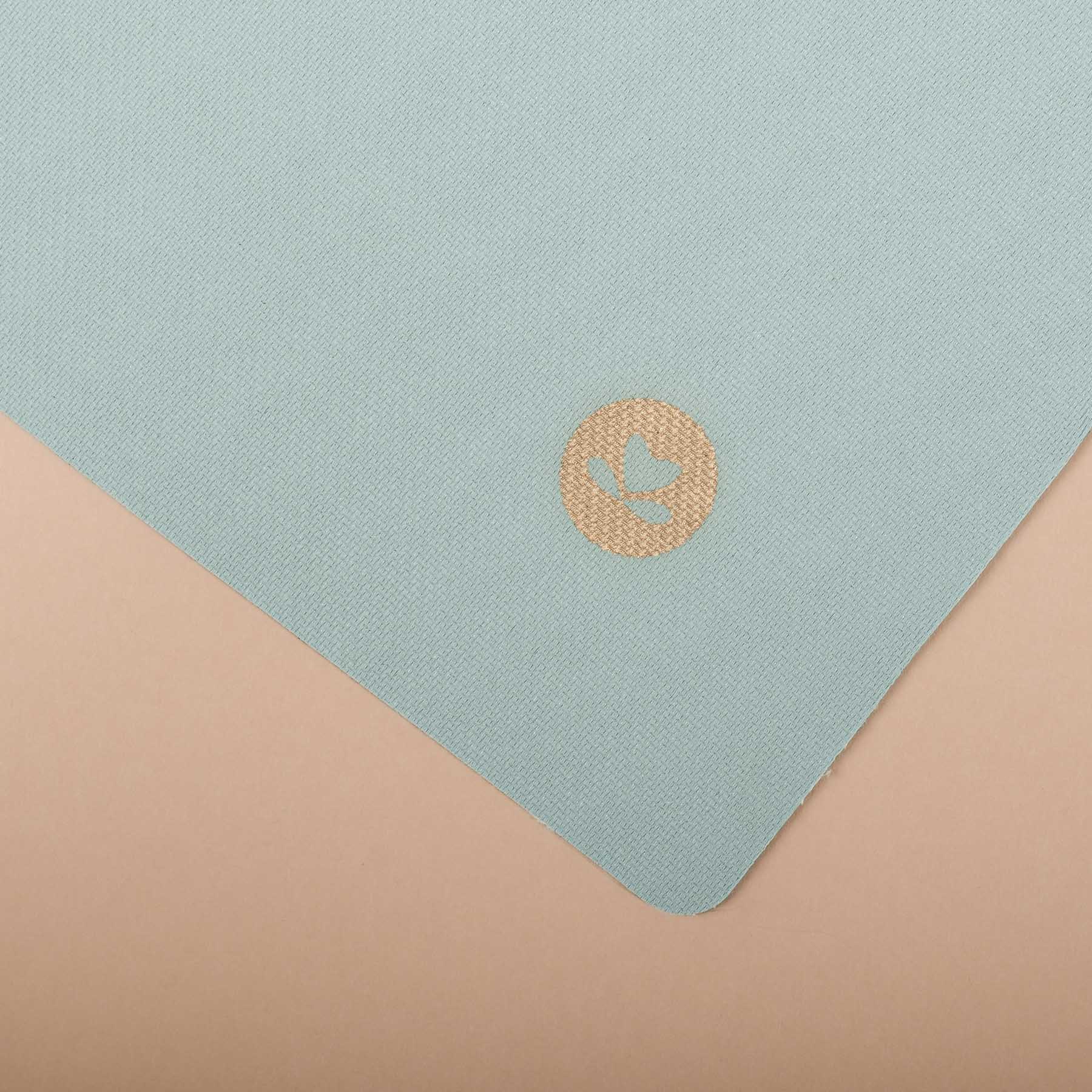 Tapis de voyage - Tapis de yoga EcoGrip caoutchouc naturel FSC menthe