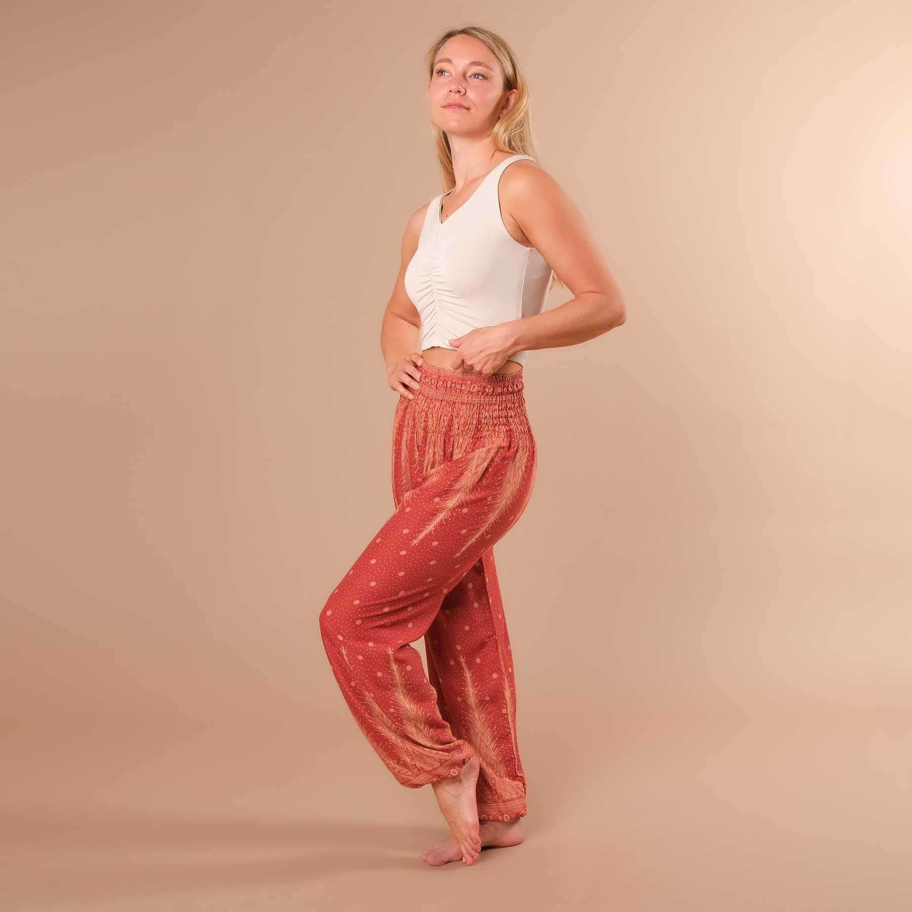 Pantalon de yoga harem Bohemian