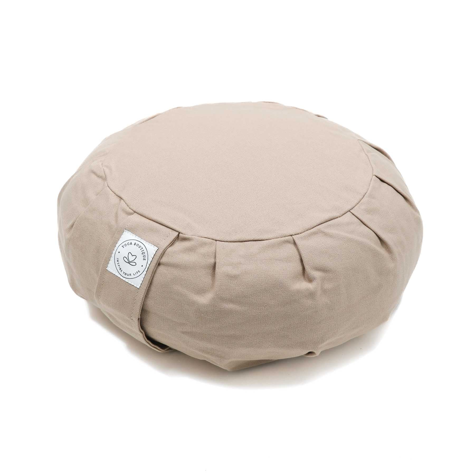 Coussin de méditation Zafu uni sable