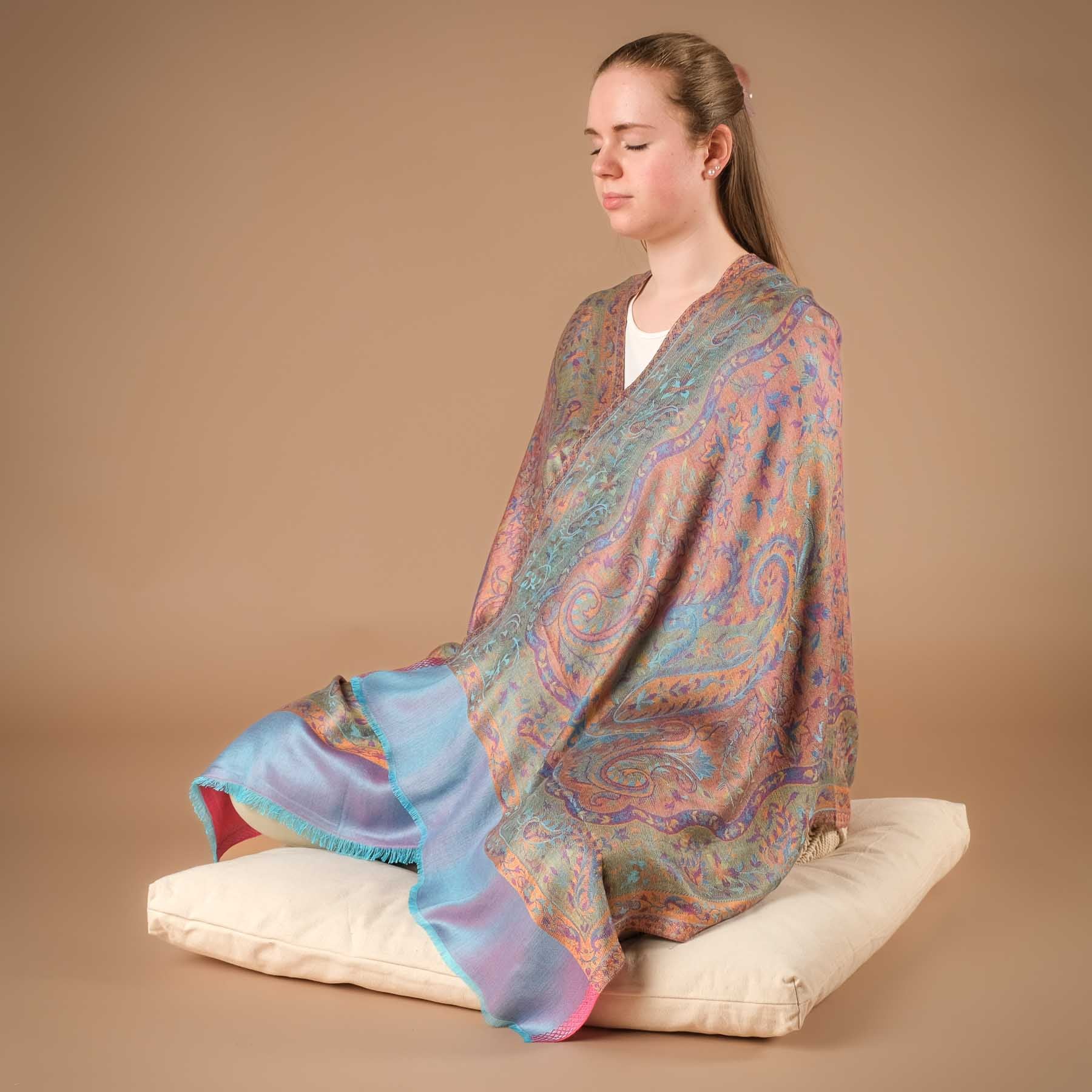 Châle de méditation Jupiter en tissu modal