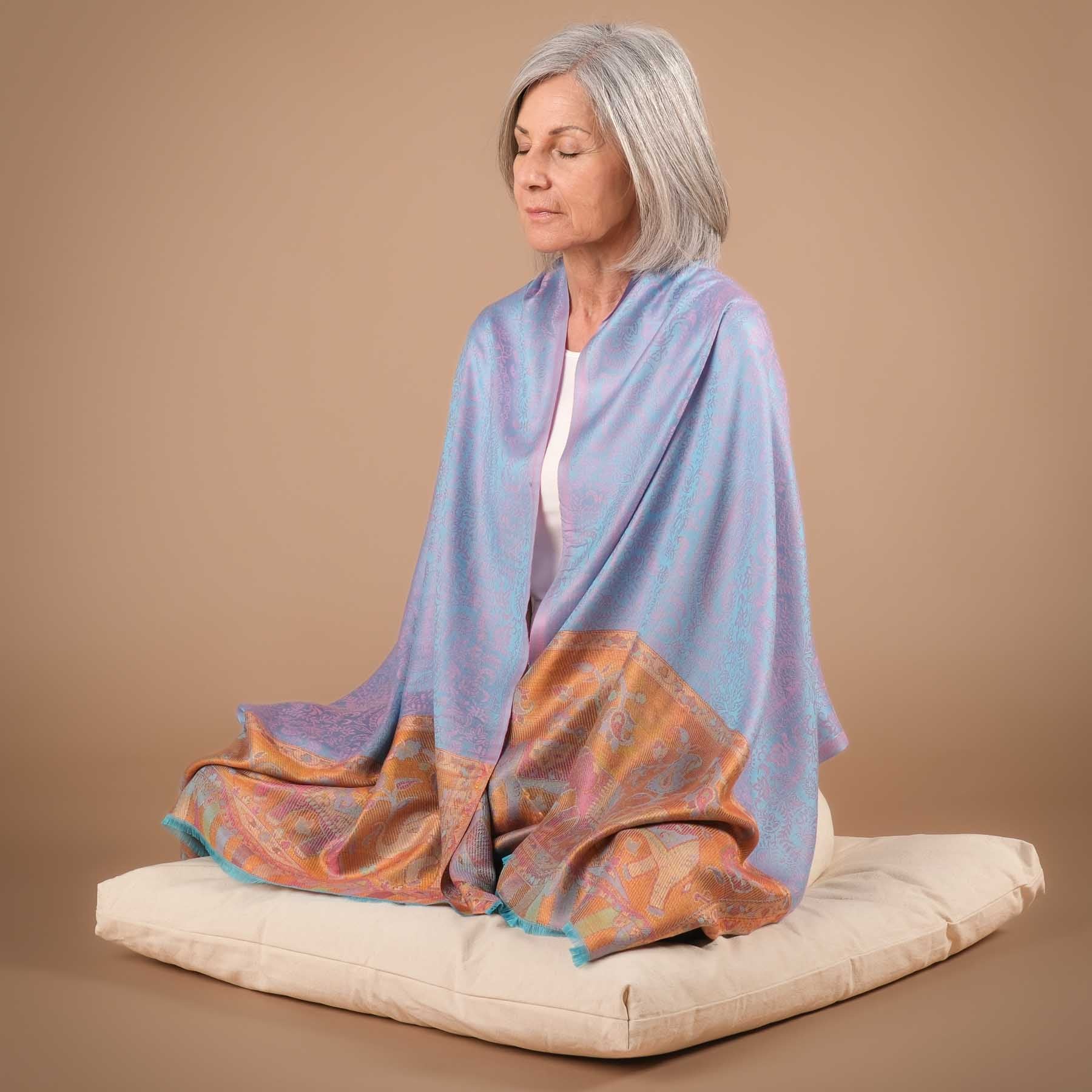 Châle de méditation Savane