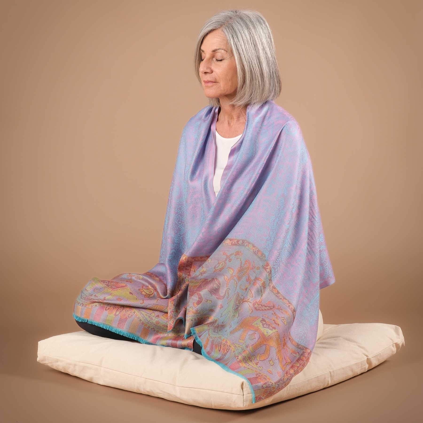 Châle de méditation Savane