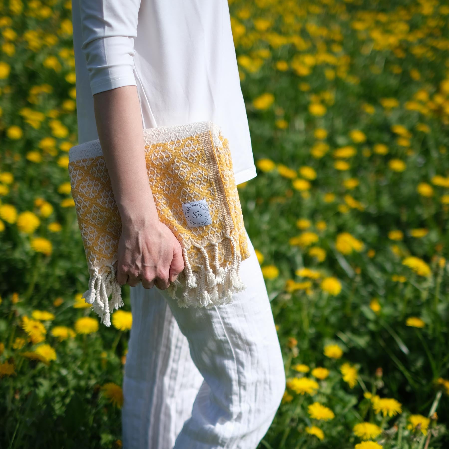 Pestemal drap de plage hammam Good Times jaune