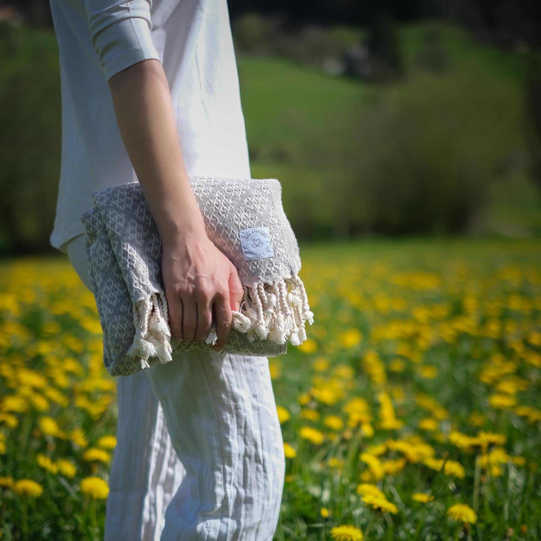Pestemal drap de plage hammam Good Times gris