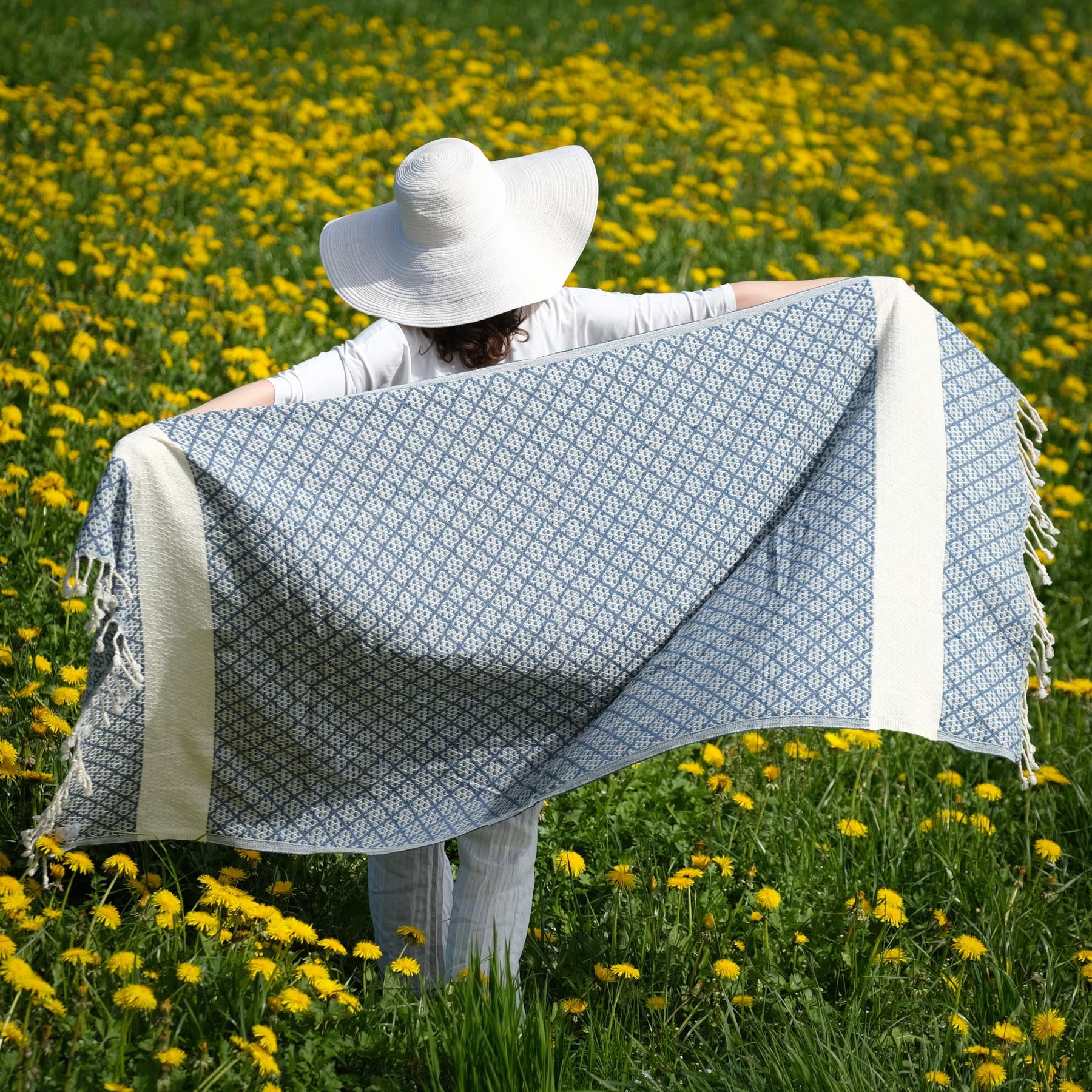 Pestemal drap de plage hammam Good Times navy