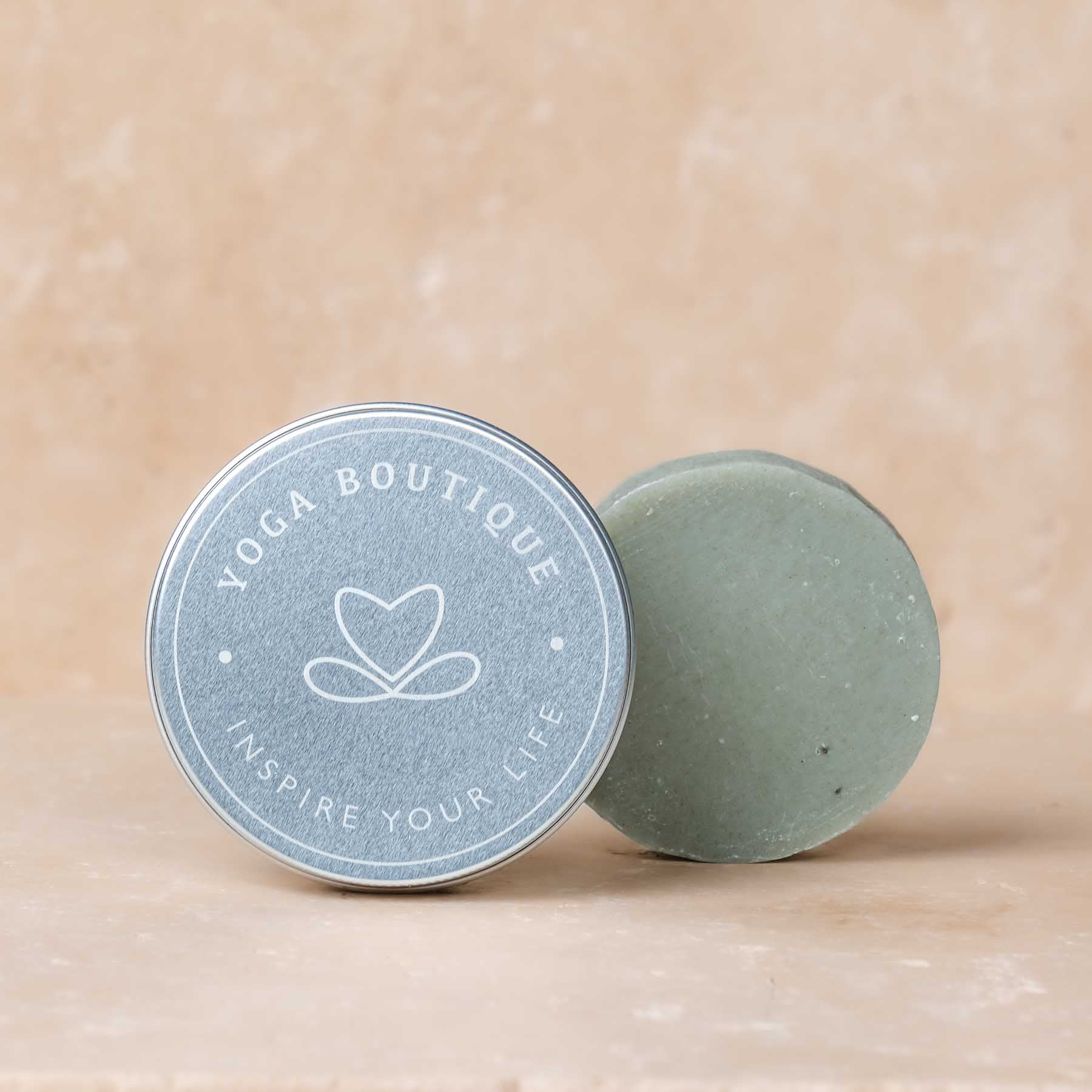 Boîte à savon ronde en aluminium