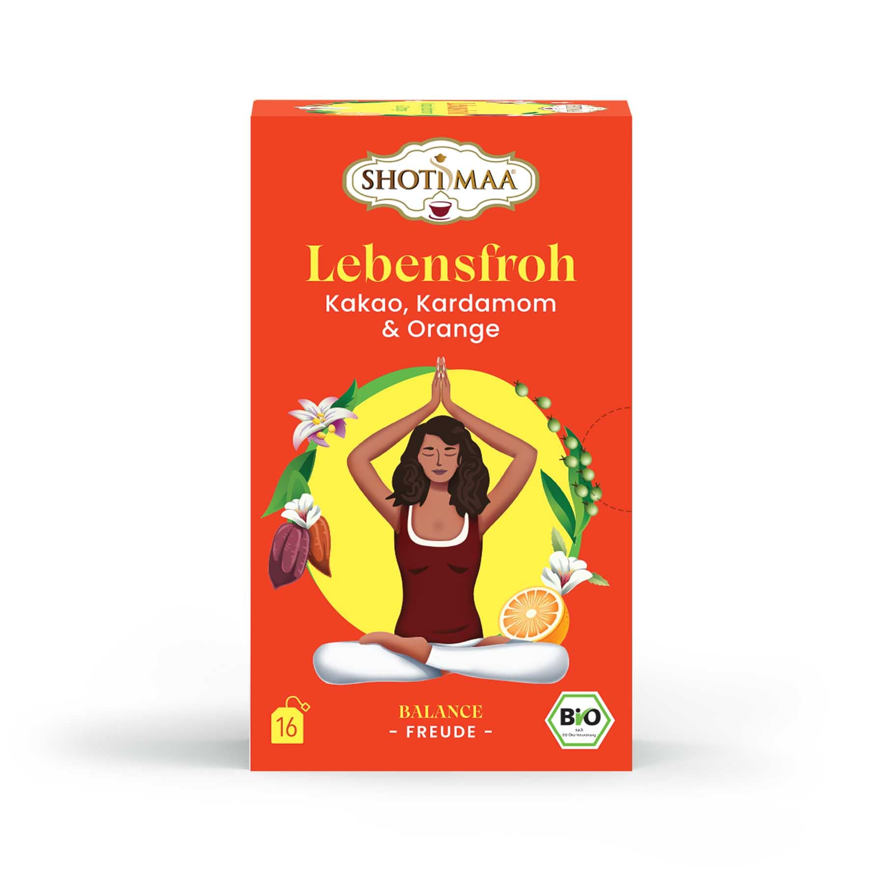 Shoti Maa Thé joie de vivre - Cacao, cardamome & orange