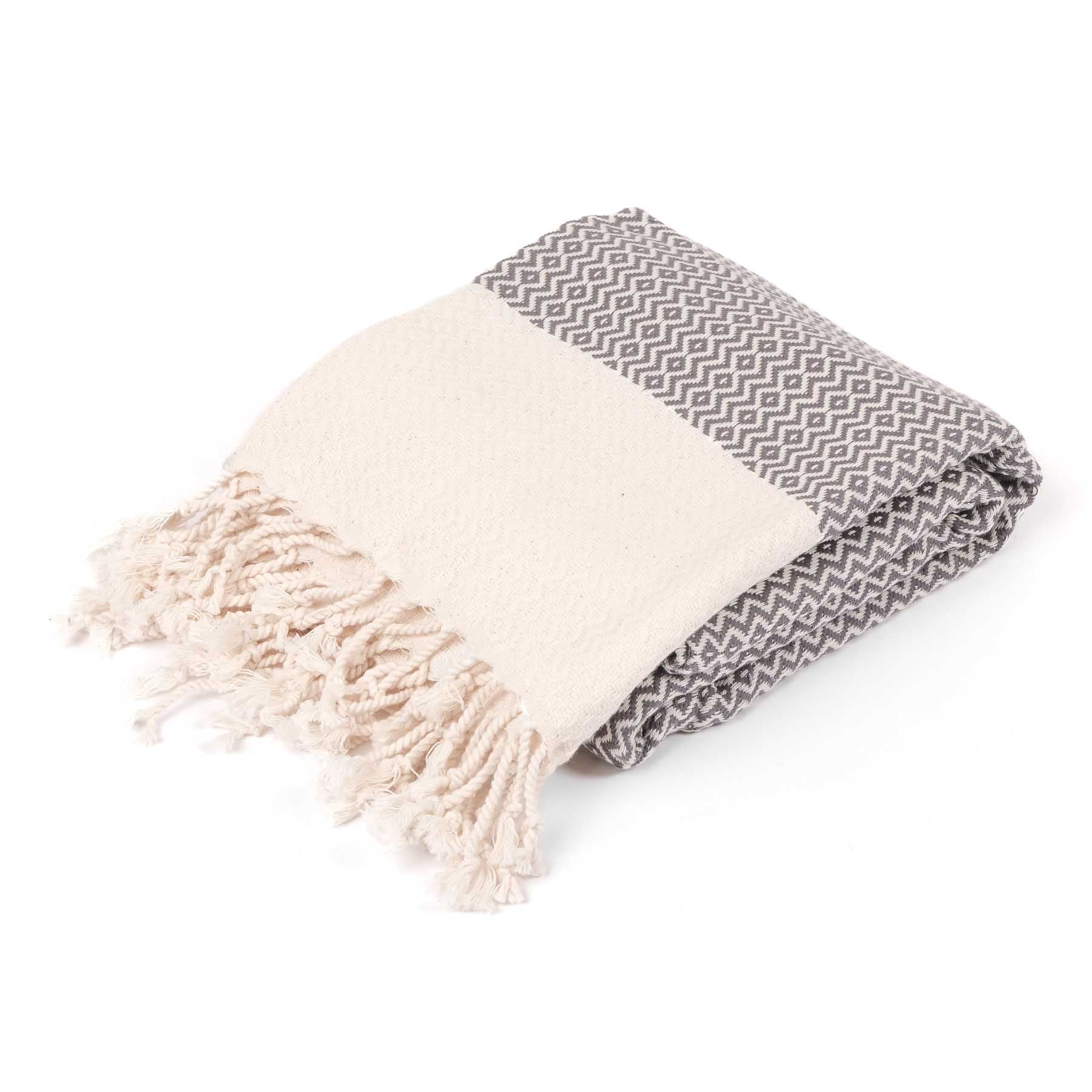 Pestemal drap de plage hammam Calm gris