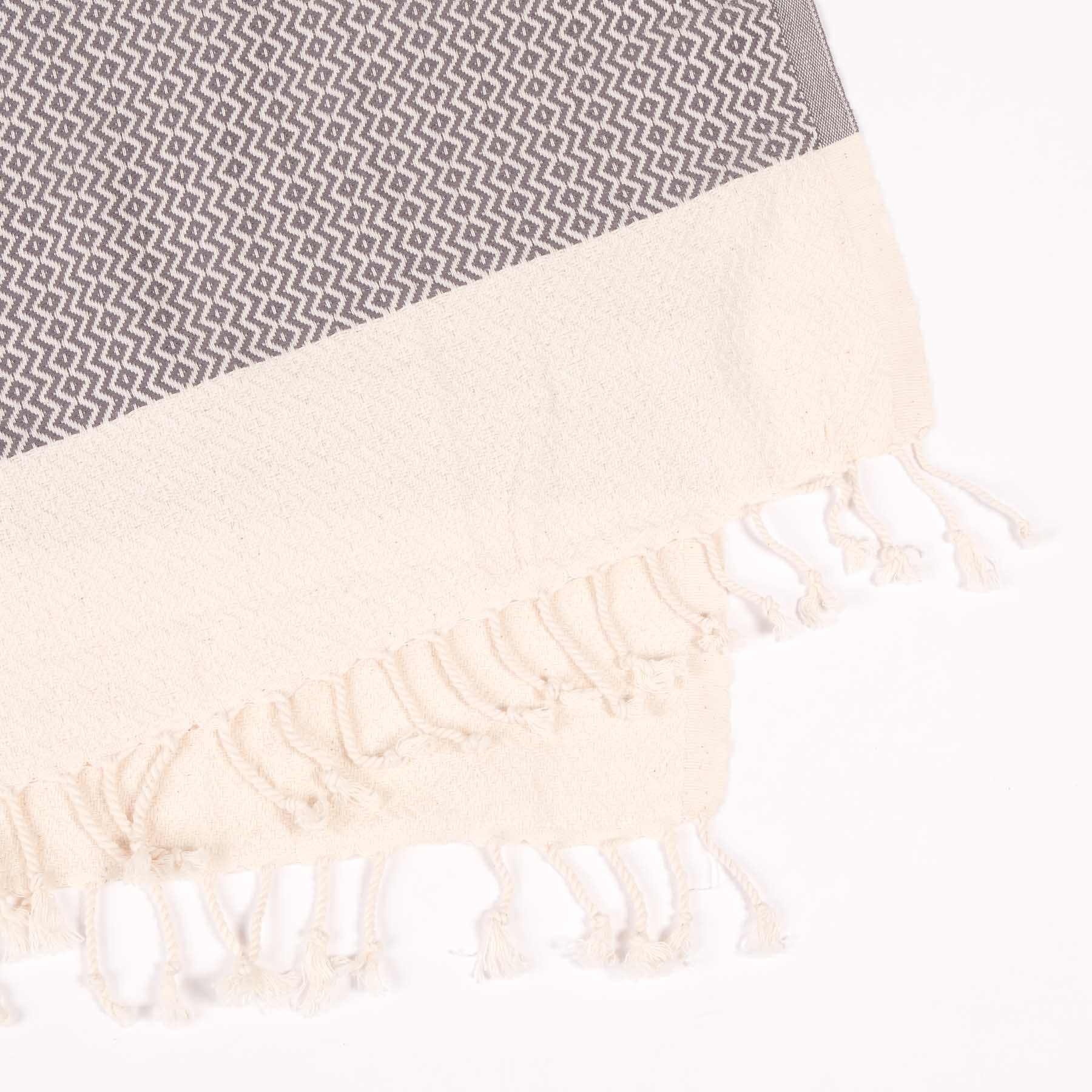 Pestemal drap de plage hammam Calm gris