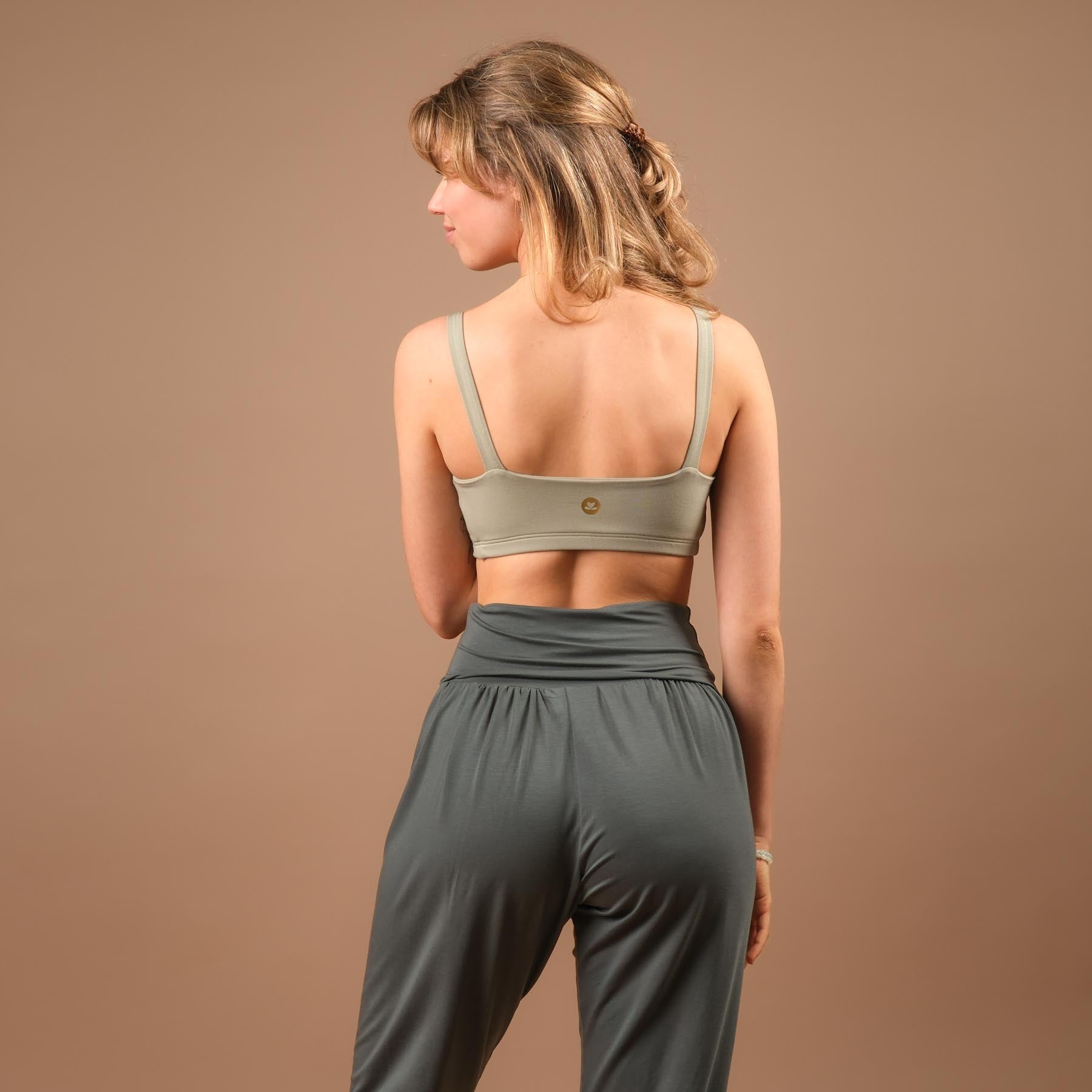Yoga Bra Comfy Swiss made jade-vert