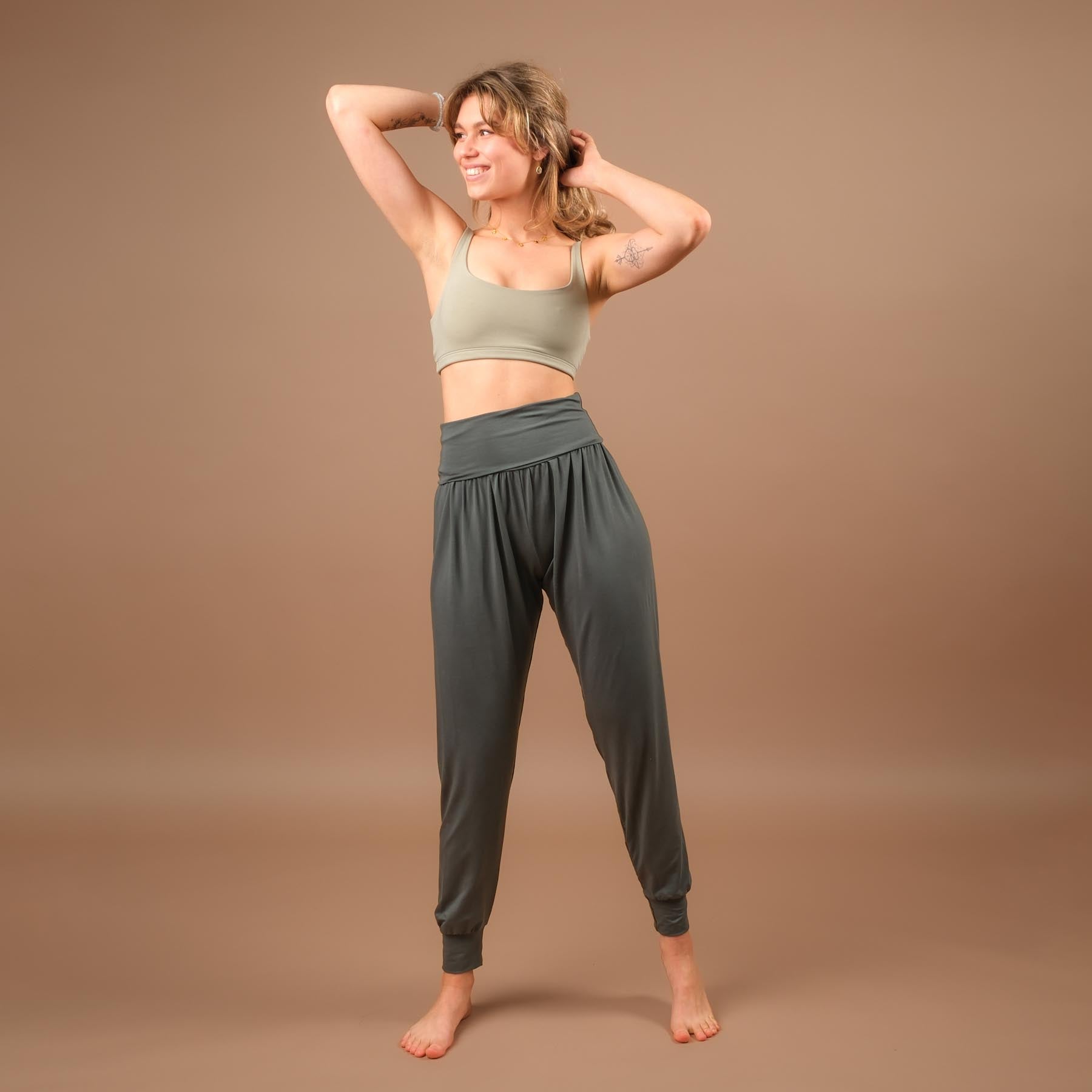 Yoga Bra Comfy Swiss made jade-vert