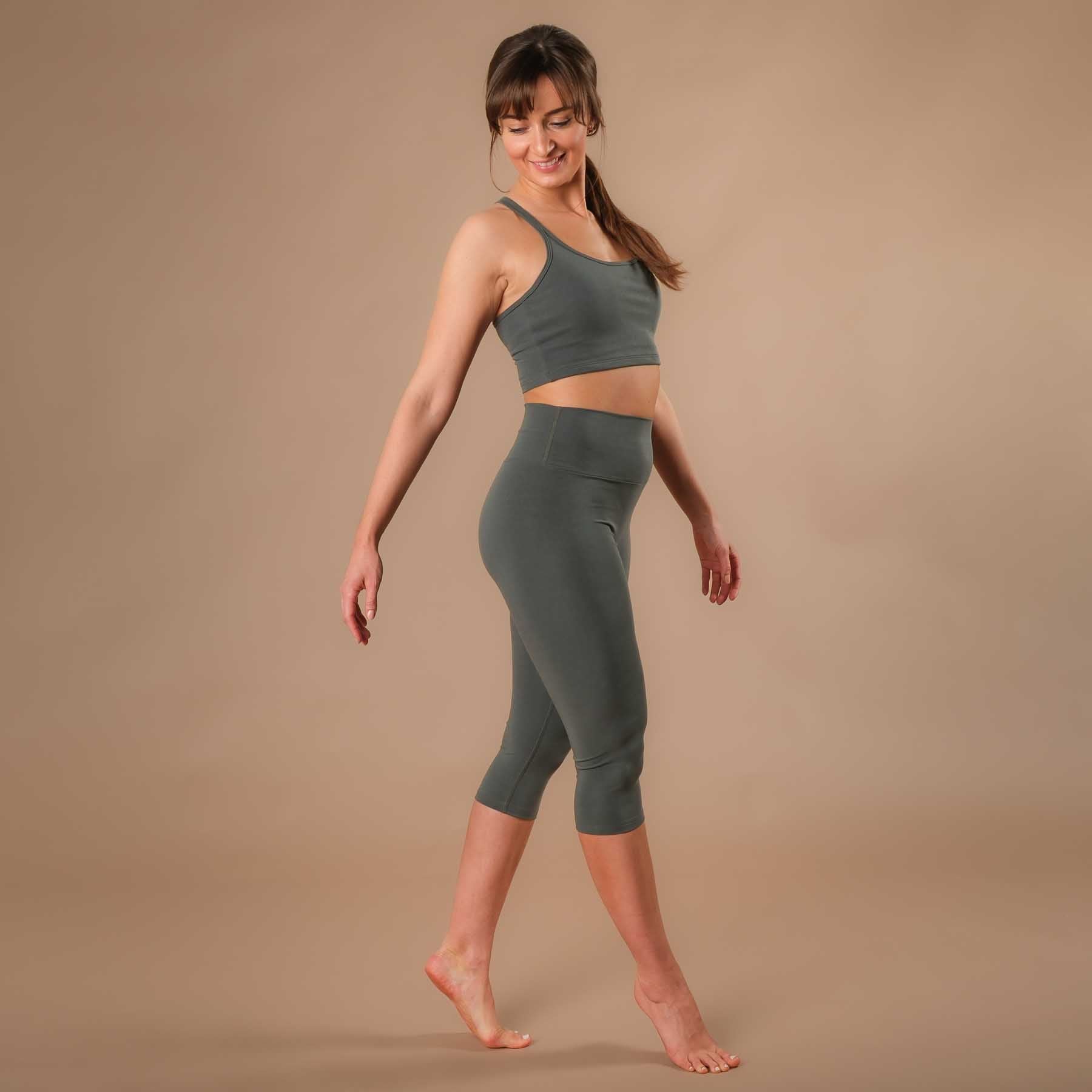 Crop Top Joy avec bretelles croisées émeraude