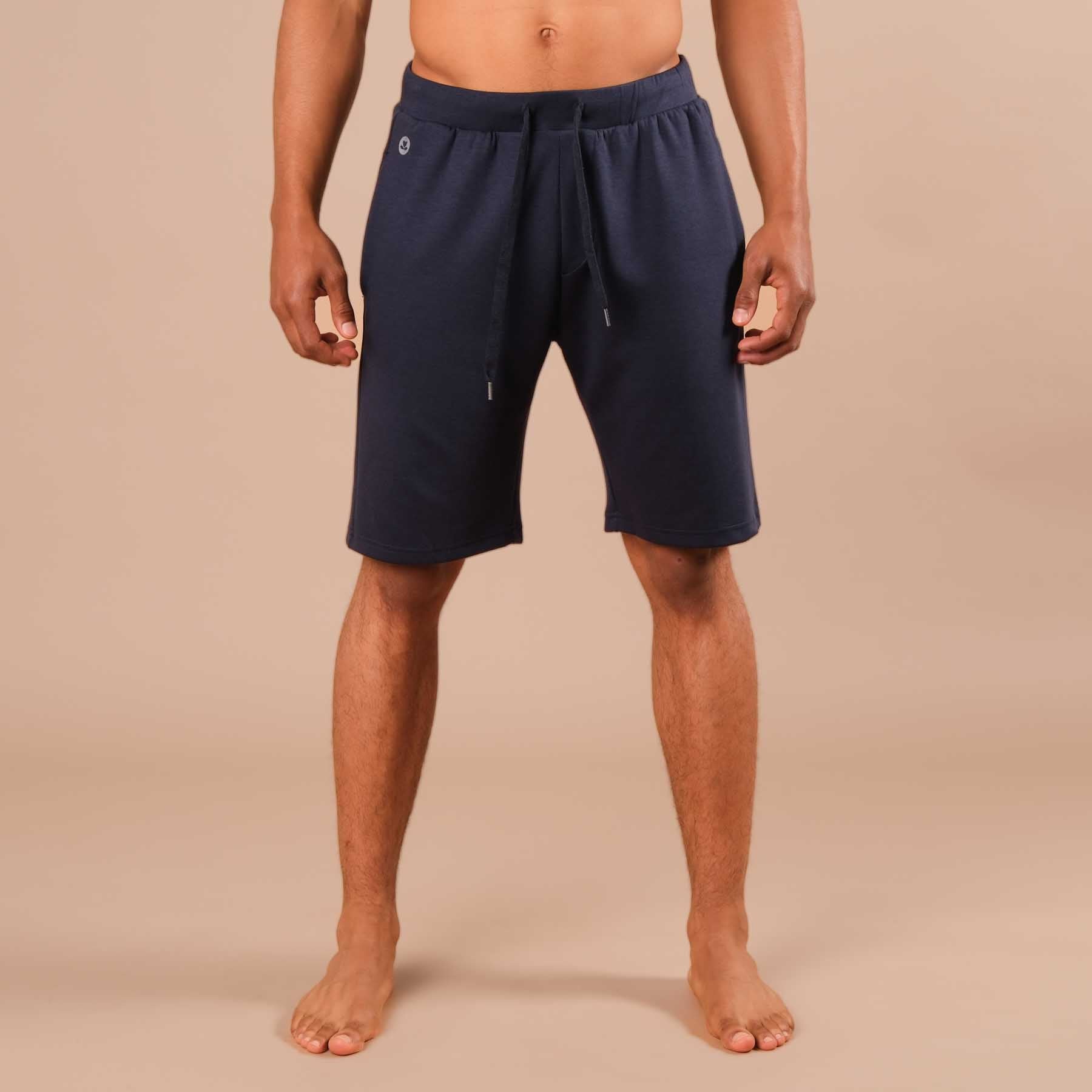Short de yoga homme navy