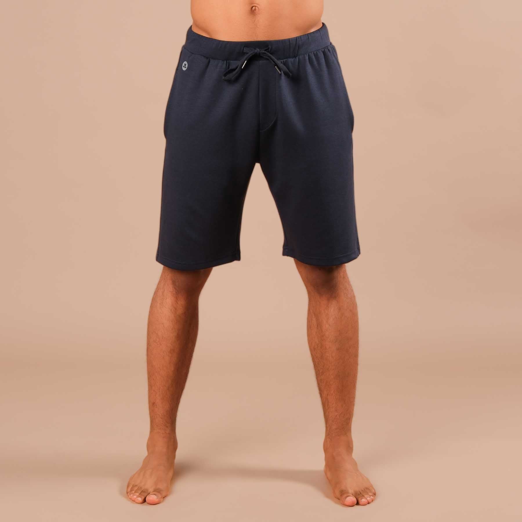 Short de yoga homme navy
