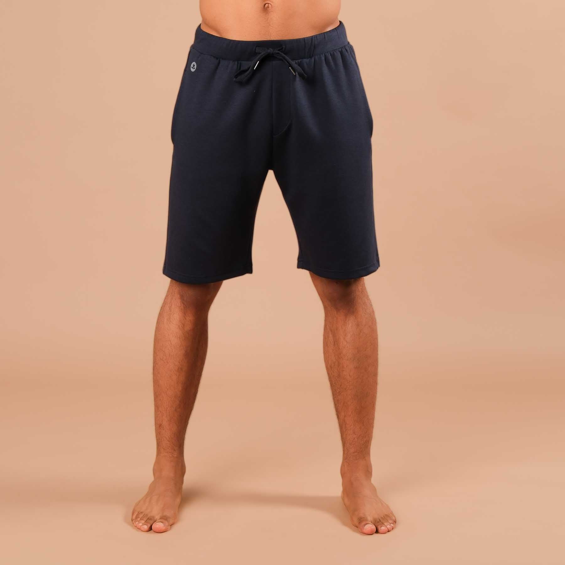 Short de yoga homme navy