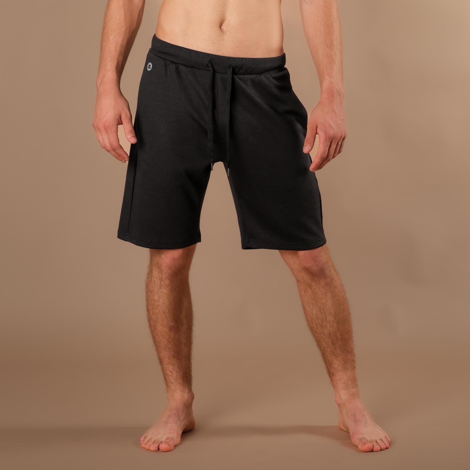 Short de yoga pour homme noir