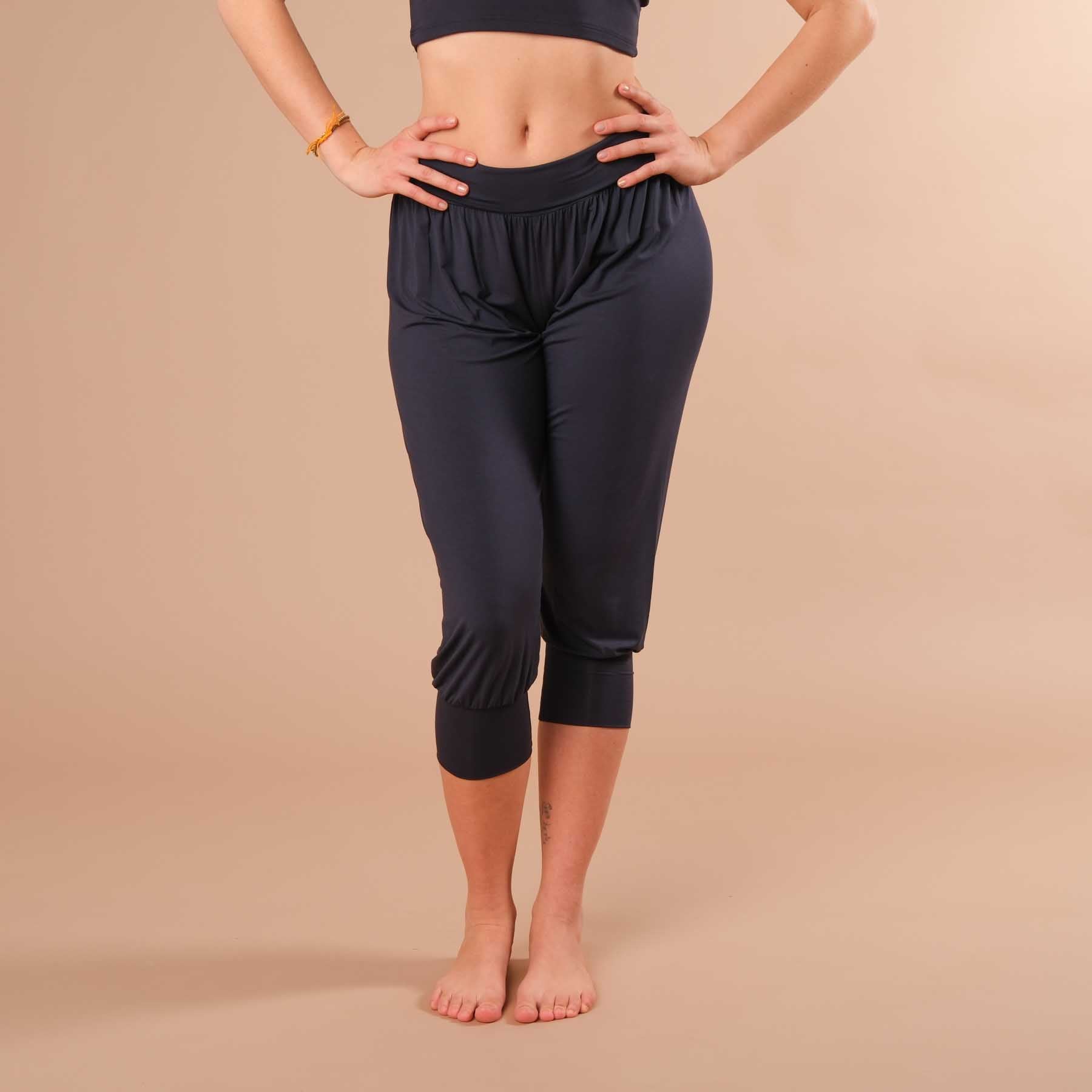 Pantalon de yoga Goa 3/4 (Capri) navy