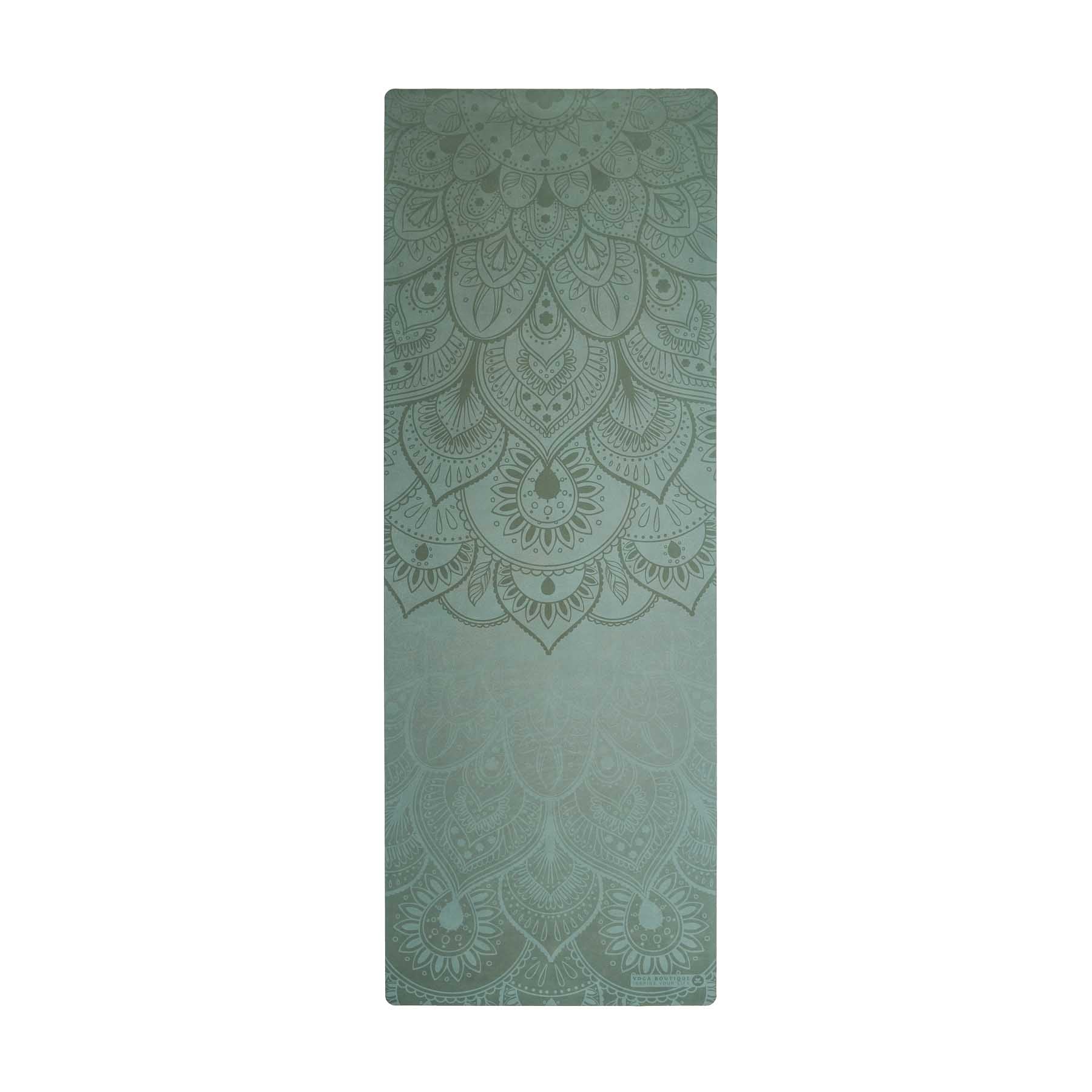 Tapis de voyage - Tapis de yoga Mandala vert sapin
