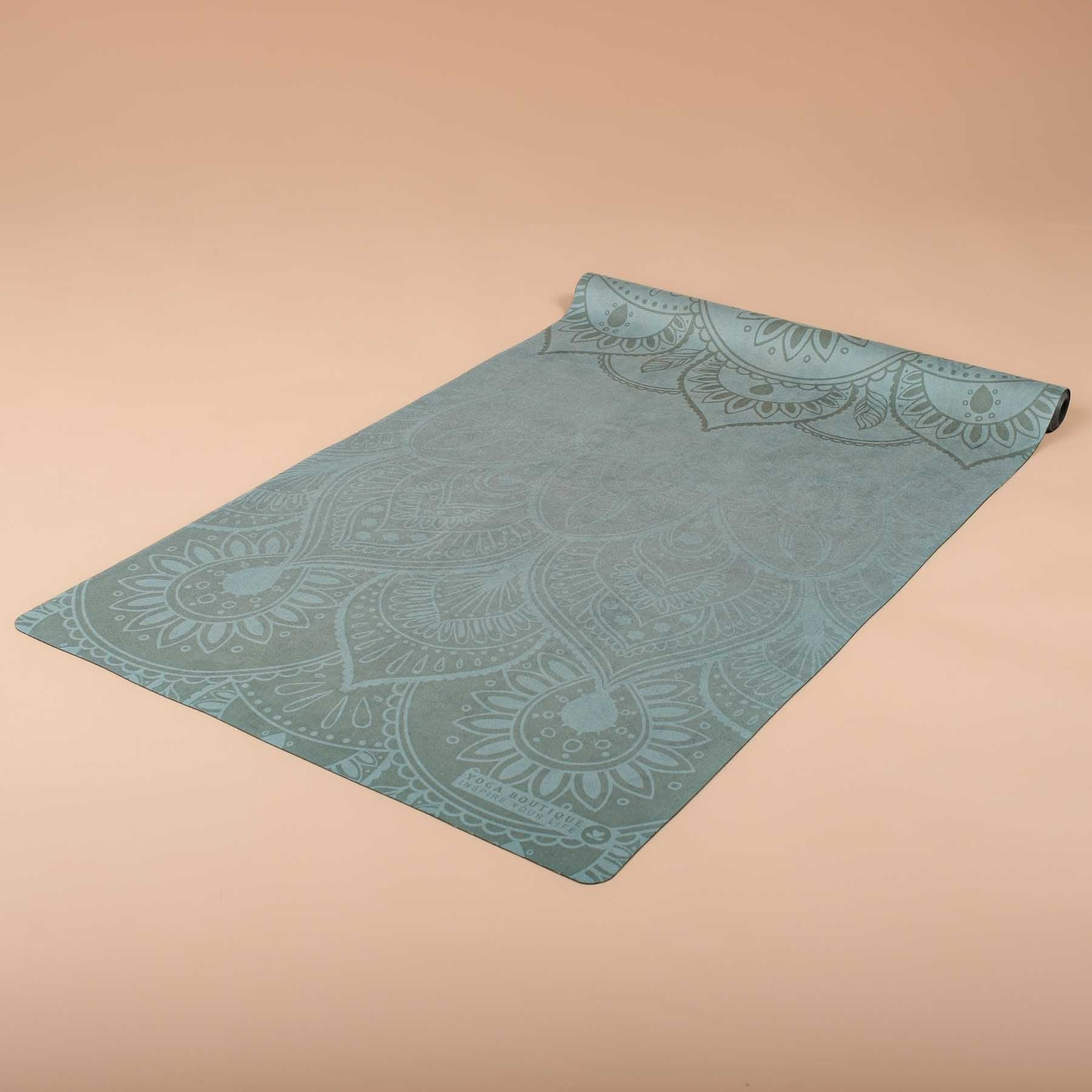 Tapis de voyage - Tapis de yoga Mandala vert sapin