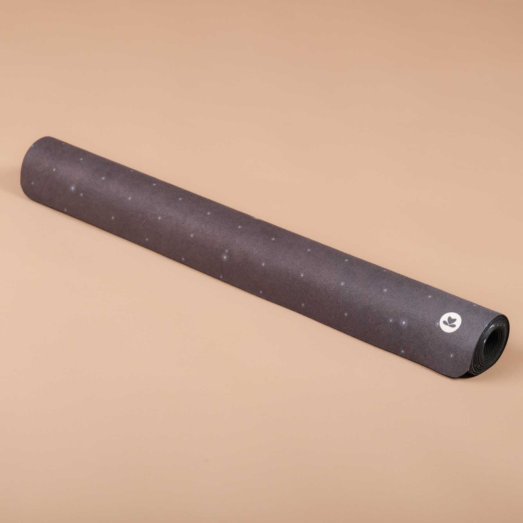 Tapis de voyage - Tapis de yoga Stellar noir pliable et lavable