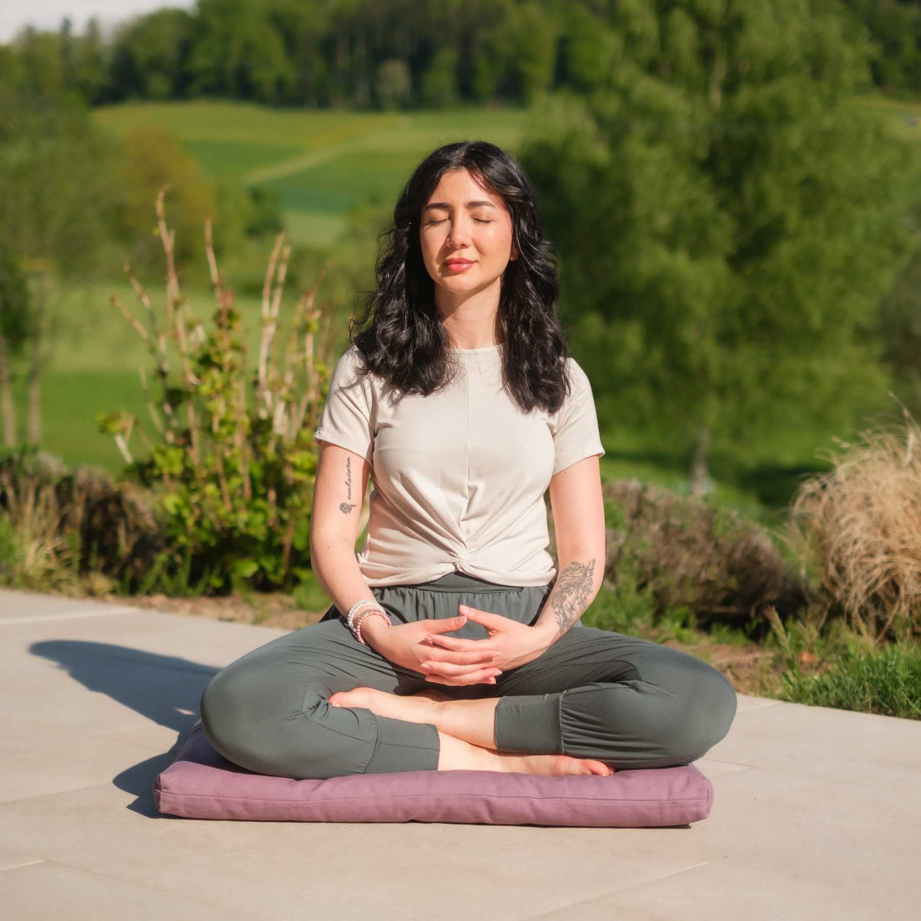 Top de yoga Twist Classy manches courtes sable