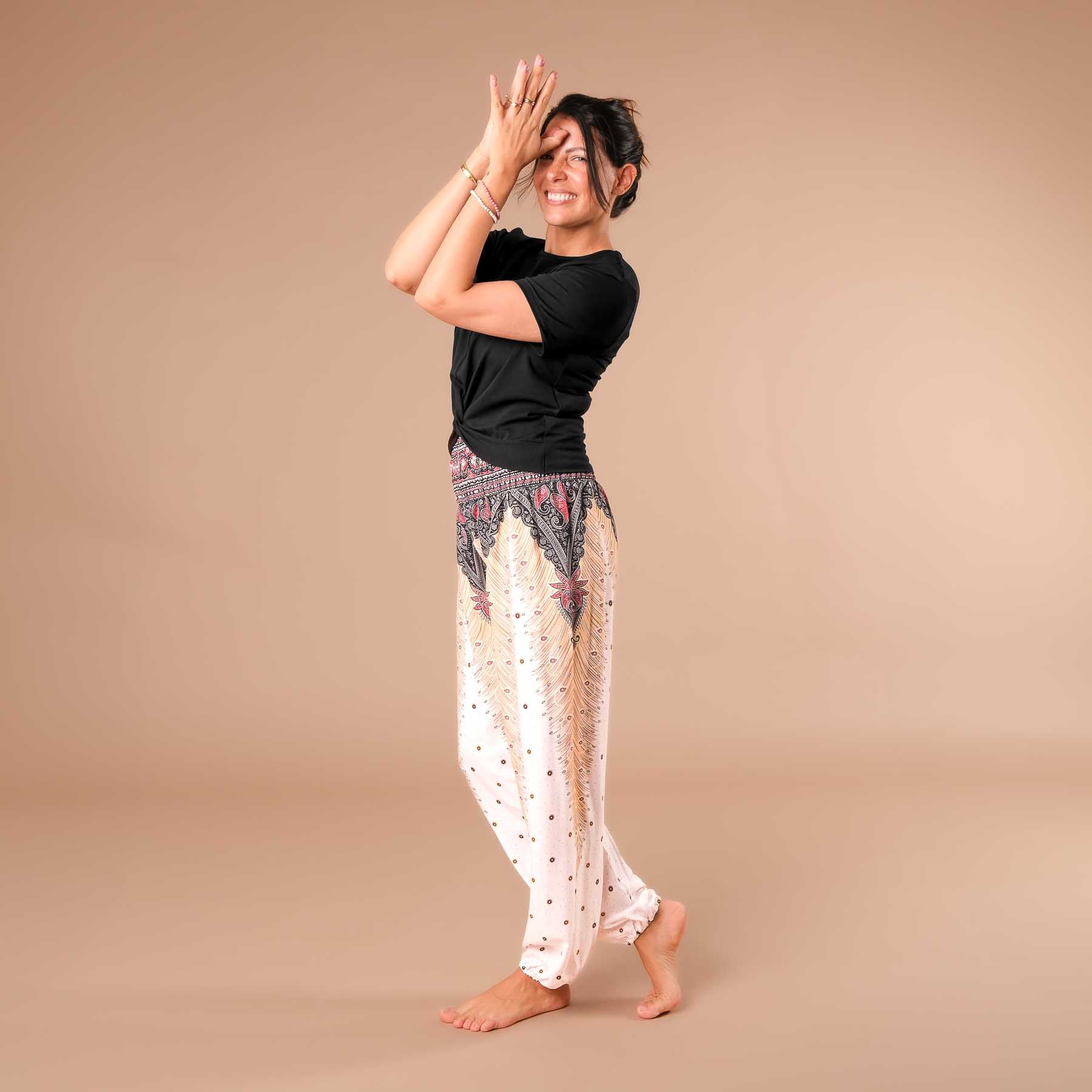 Top de yoga Twist Classy manches courtes noir