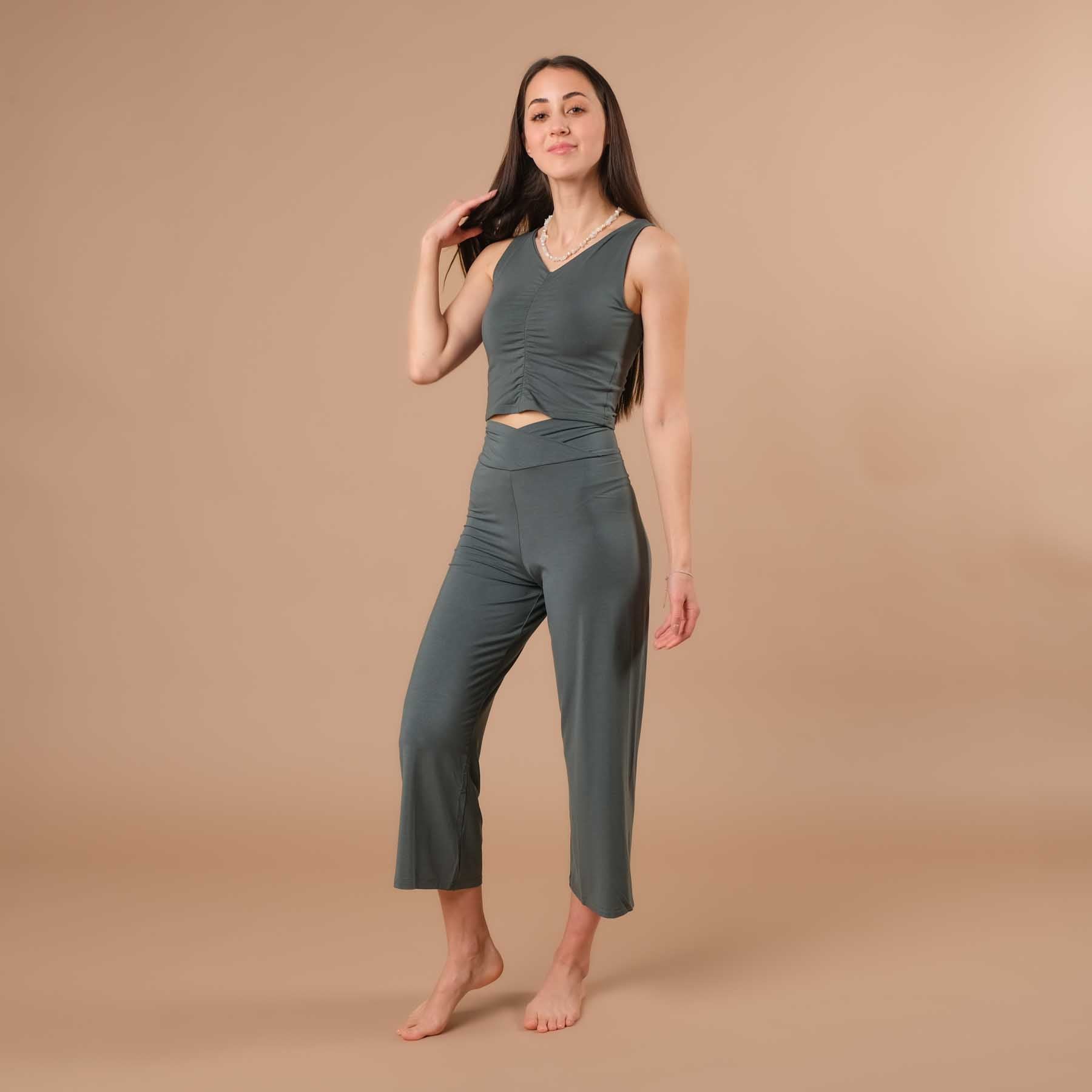 Yoga Culotte d'été Comfy émeraude