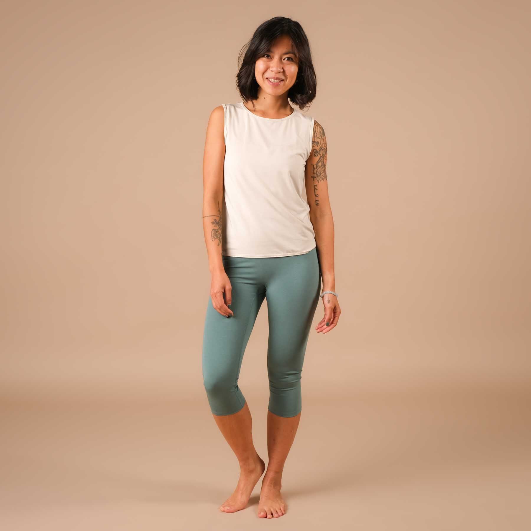 Tank Top Comfy largement fabriqué de manière durable en Suisse sable