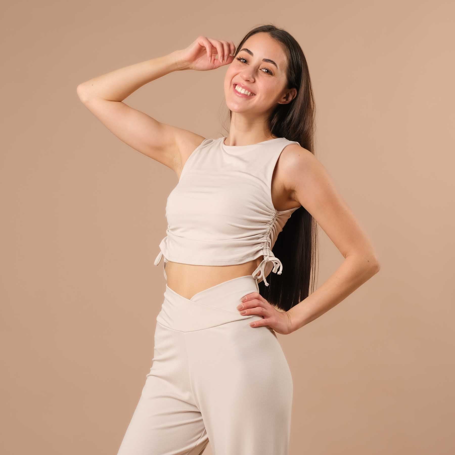 Yoga Crop Top Luna sable
