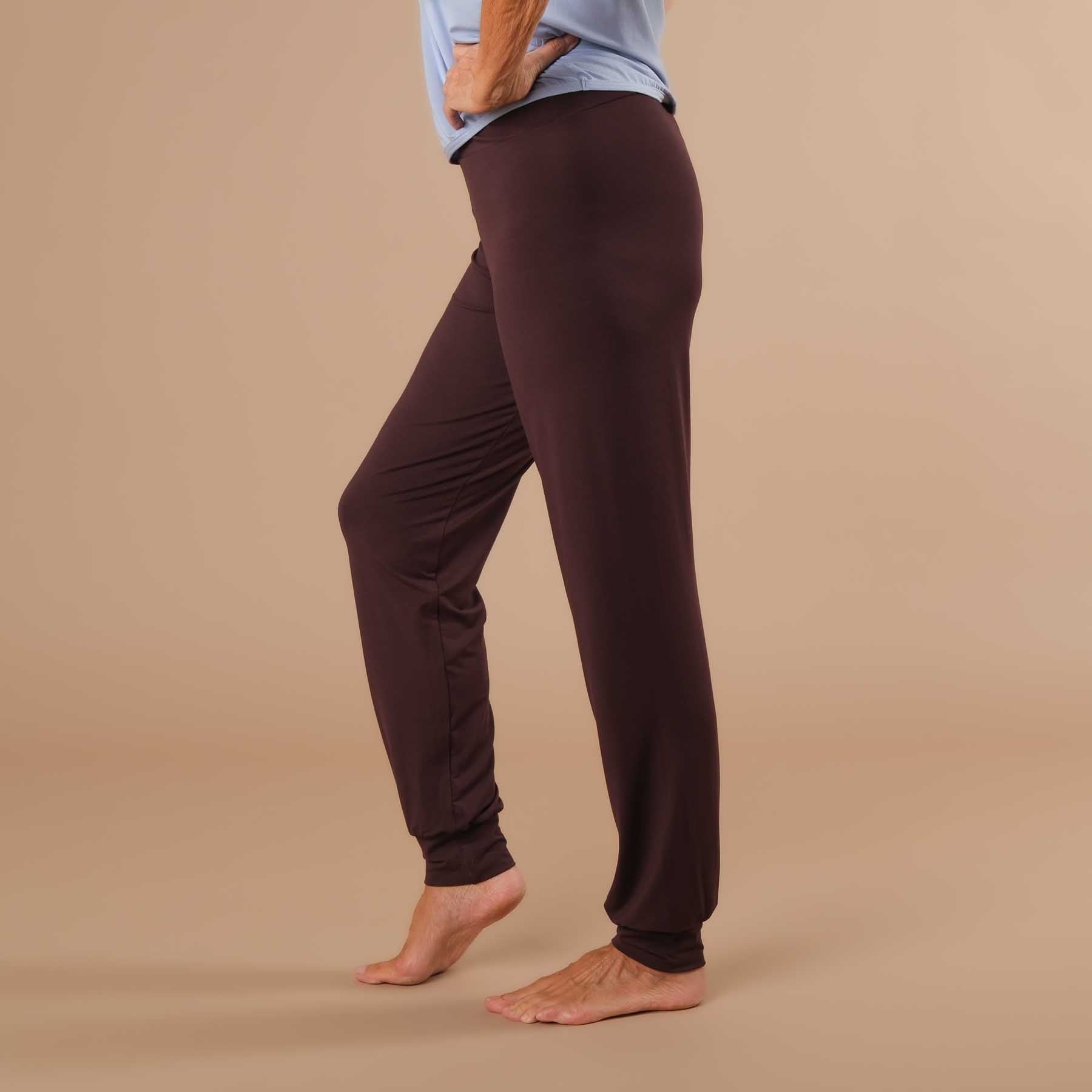 Pantalon de yoga Viki pantalon de yoga ample aubergine