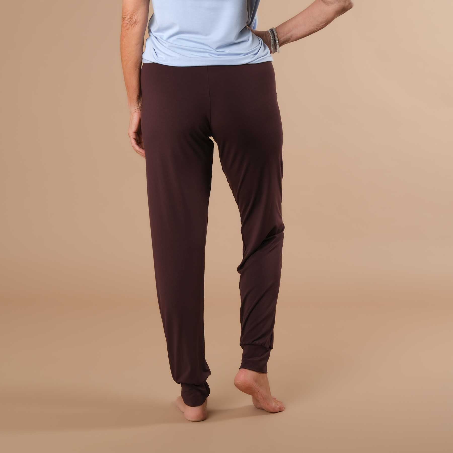 Pantalon de yoga Viki pantalon de yoga ample aubergine